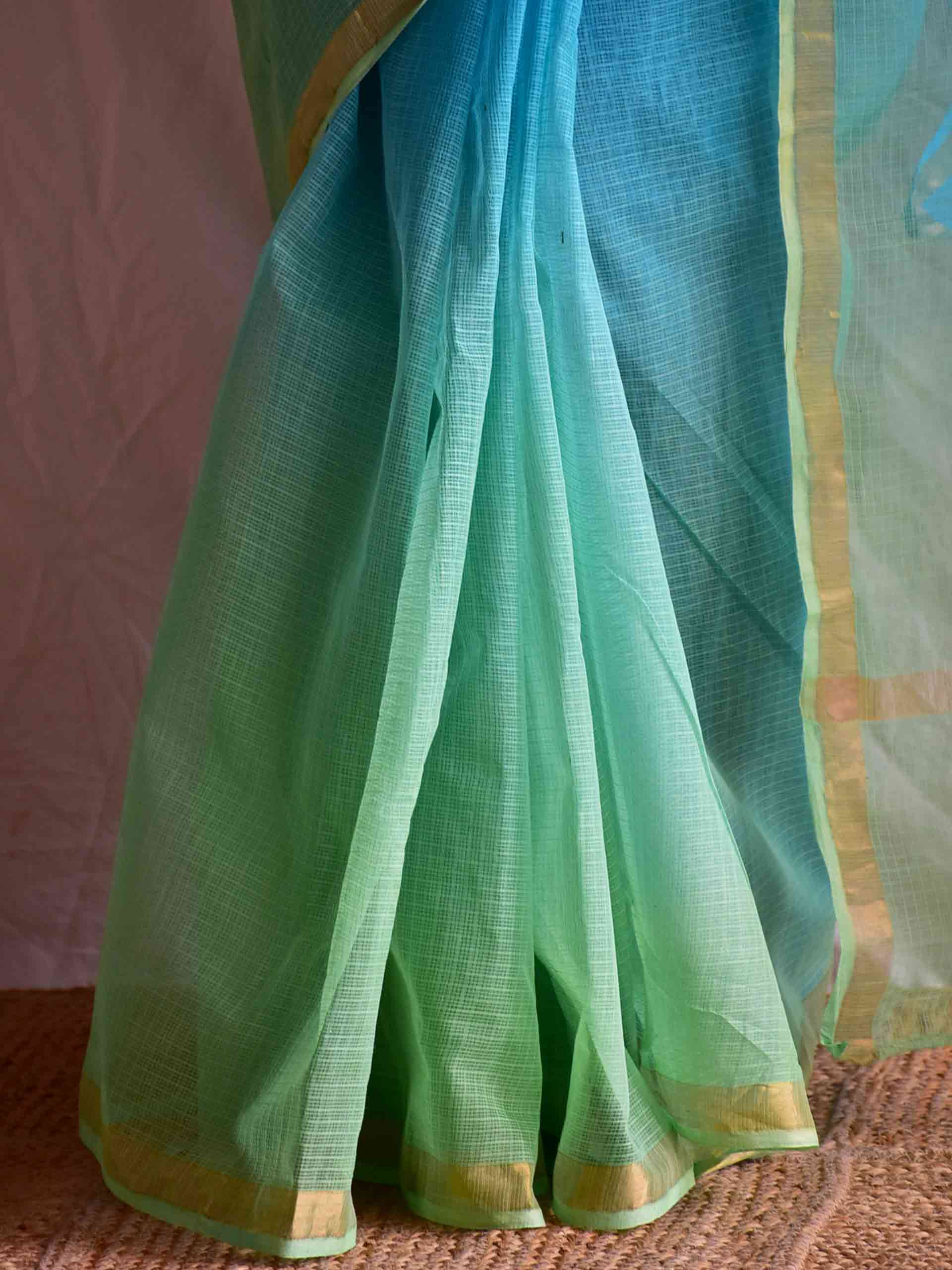 komal leher - Kota Doria Saree