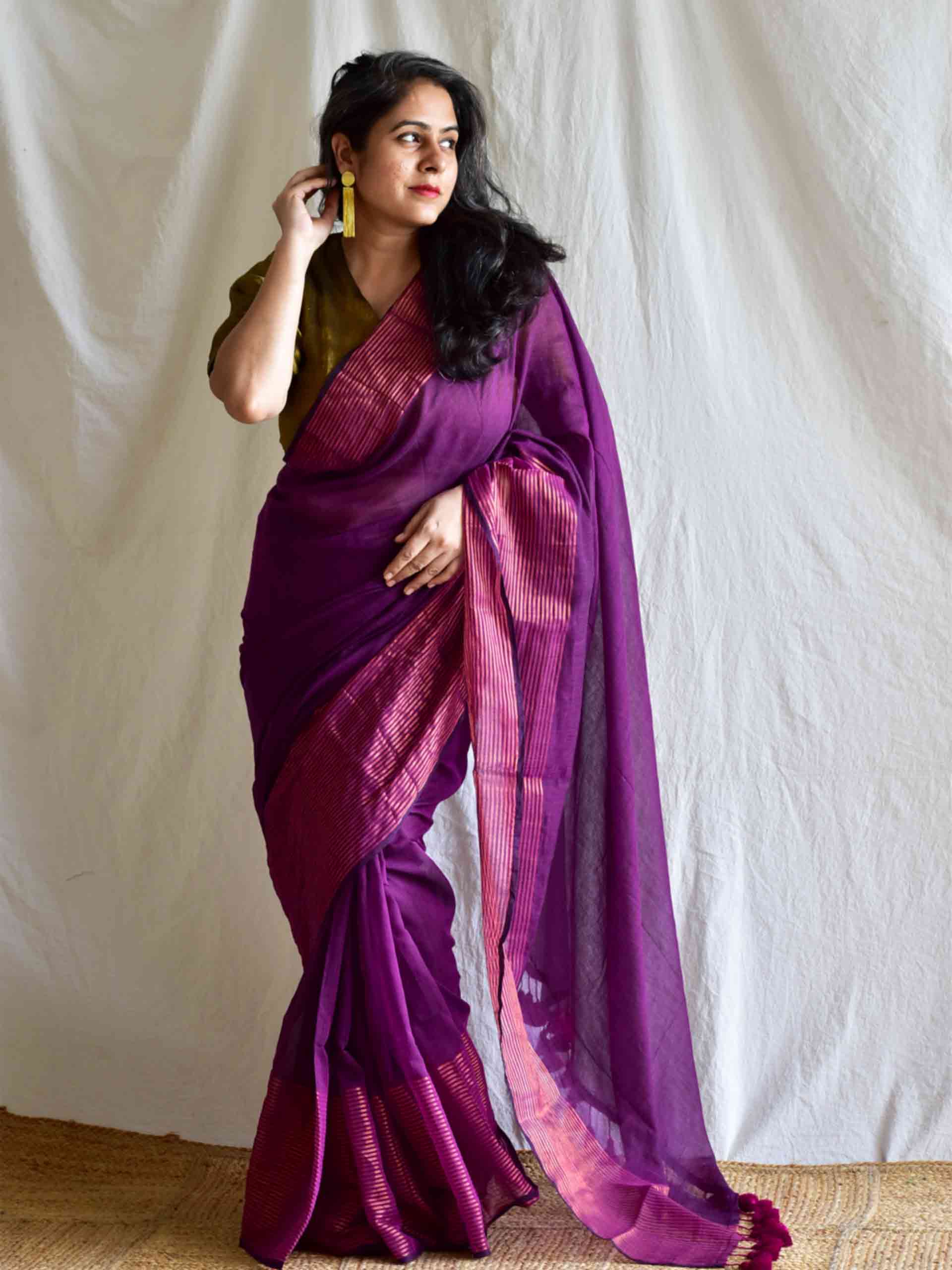 UD047 - Mul Tissue Saree