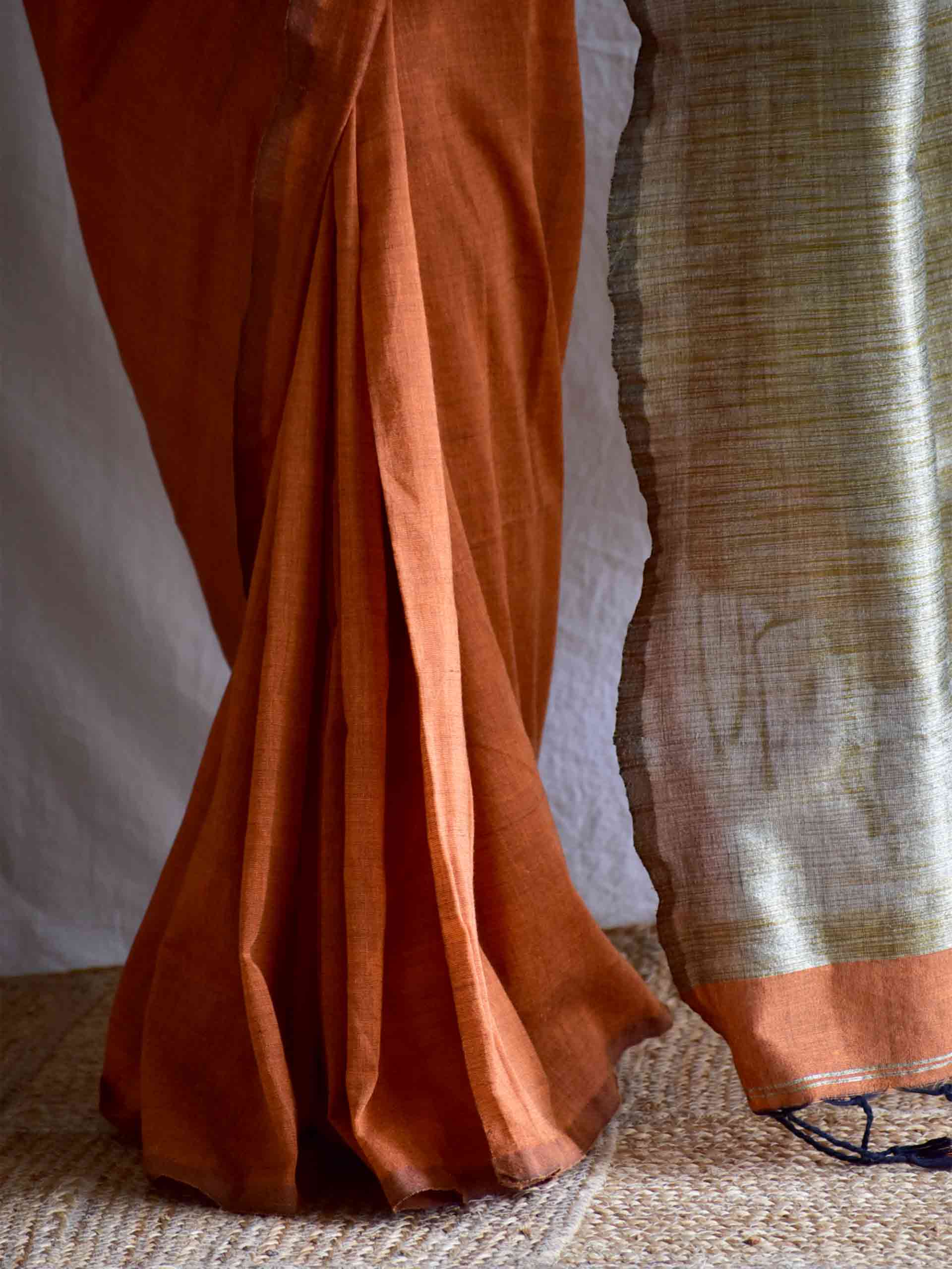 Tangy - Dual shaded cotton saree