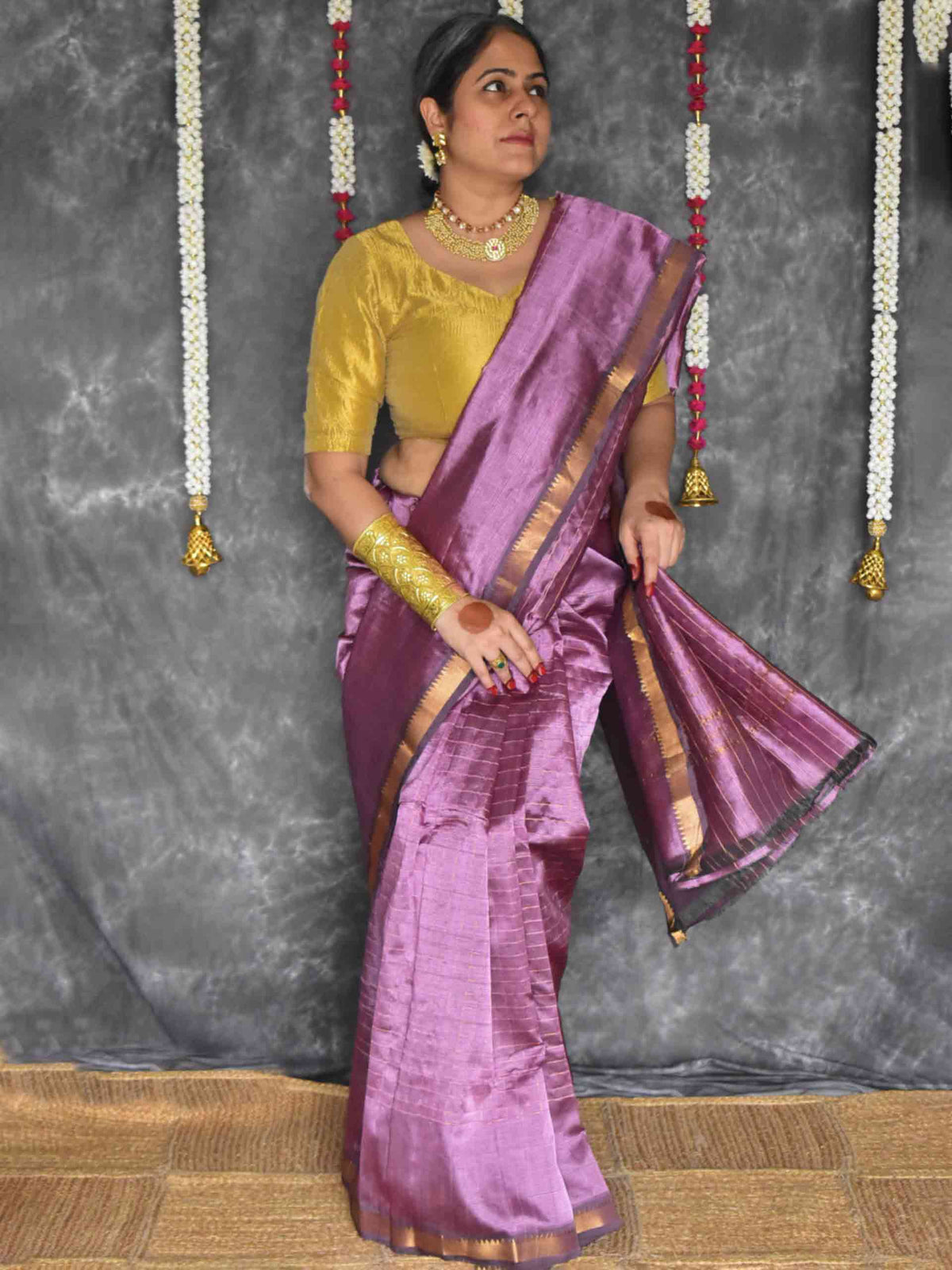 Vennela - Mangalgiri Pattu Silk Saree