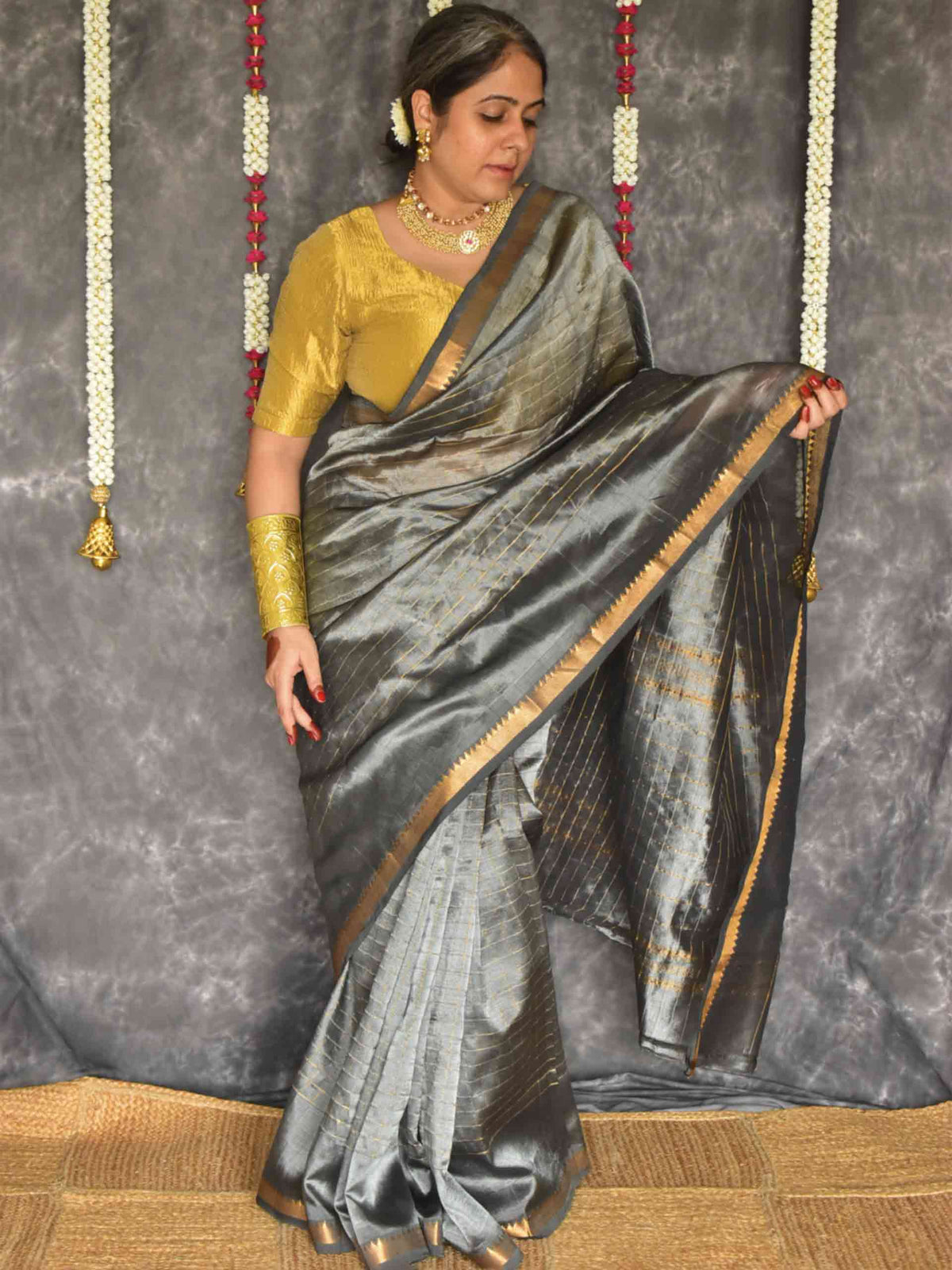 Megh - Mangalgiri Pattu Silk Saree