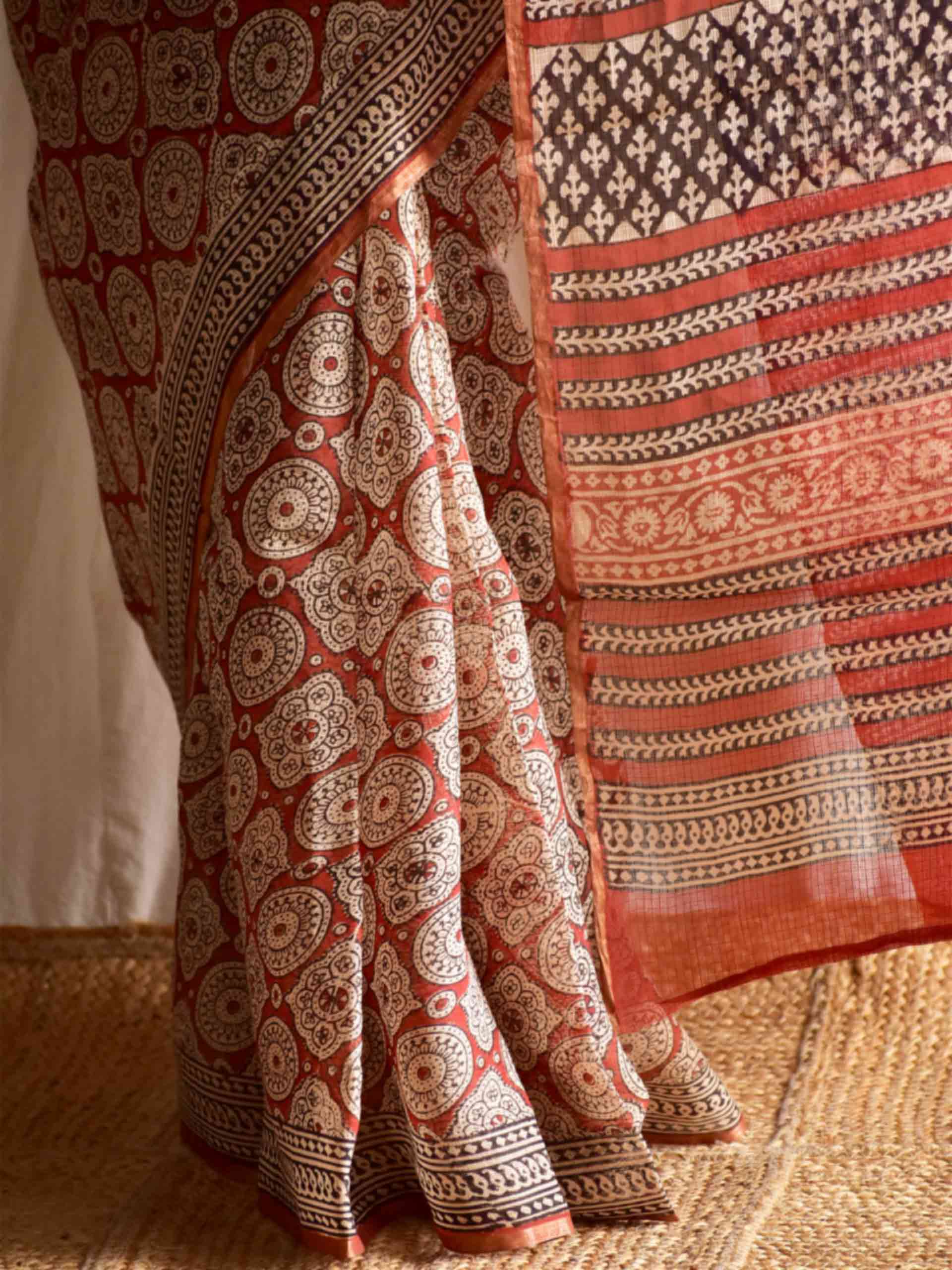 guldaan - Dabu Kota Doria Saree