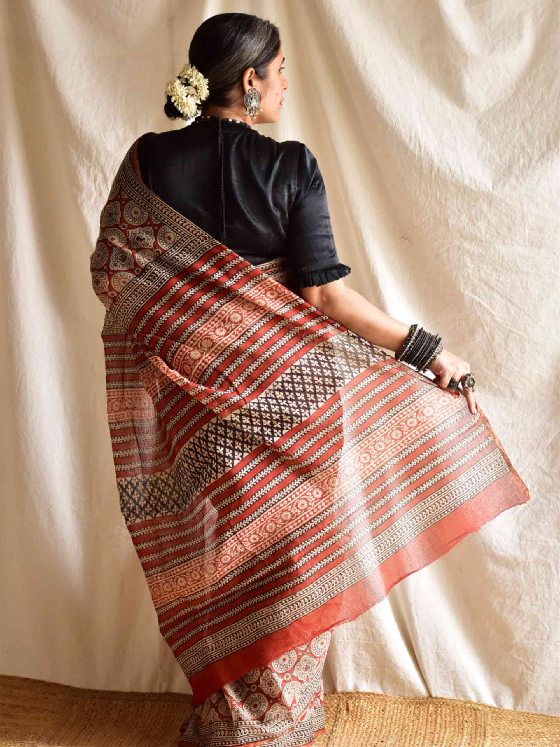 guldaan - Dabu Kota Doria Saree