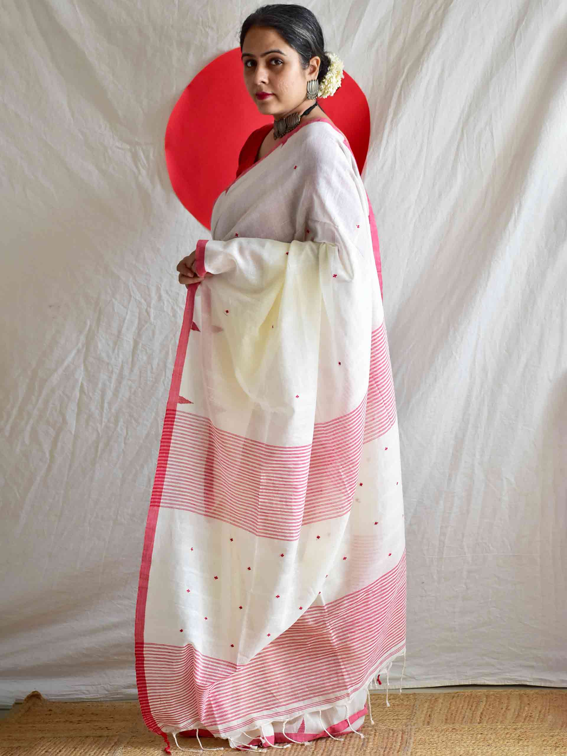 Sharodiya Saaj - Mul Saree