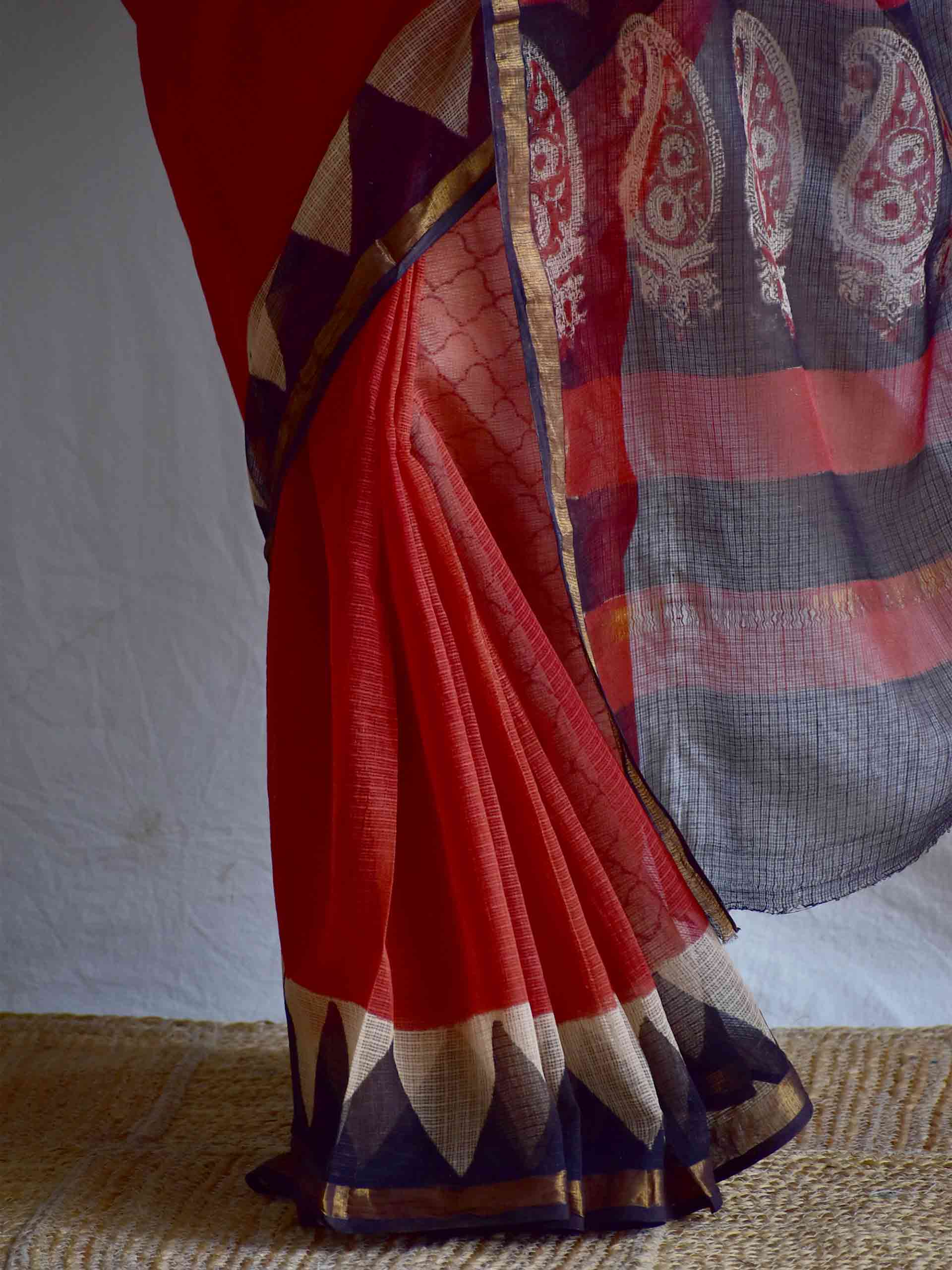 Sandhya - Dabu Kota Doria Saree