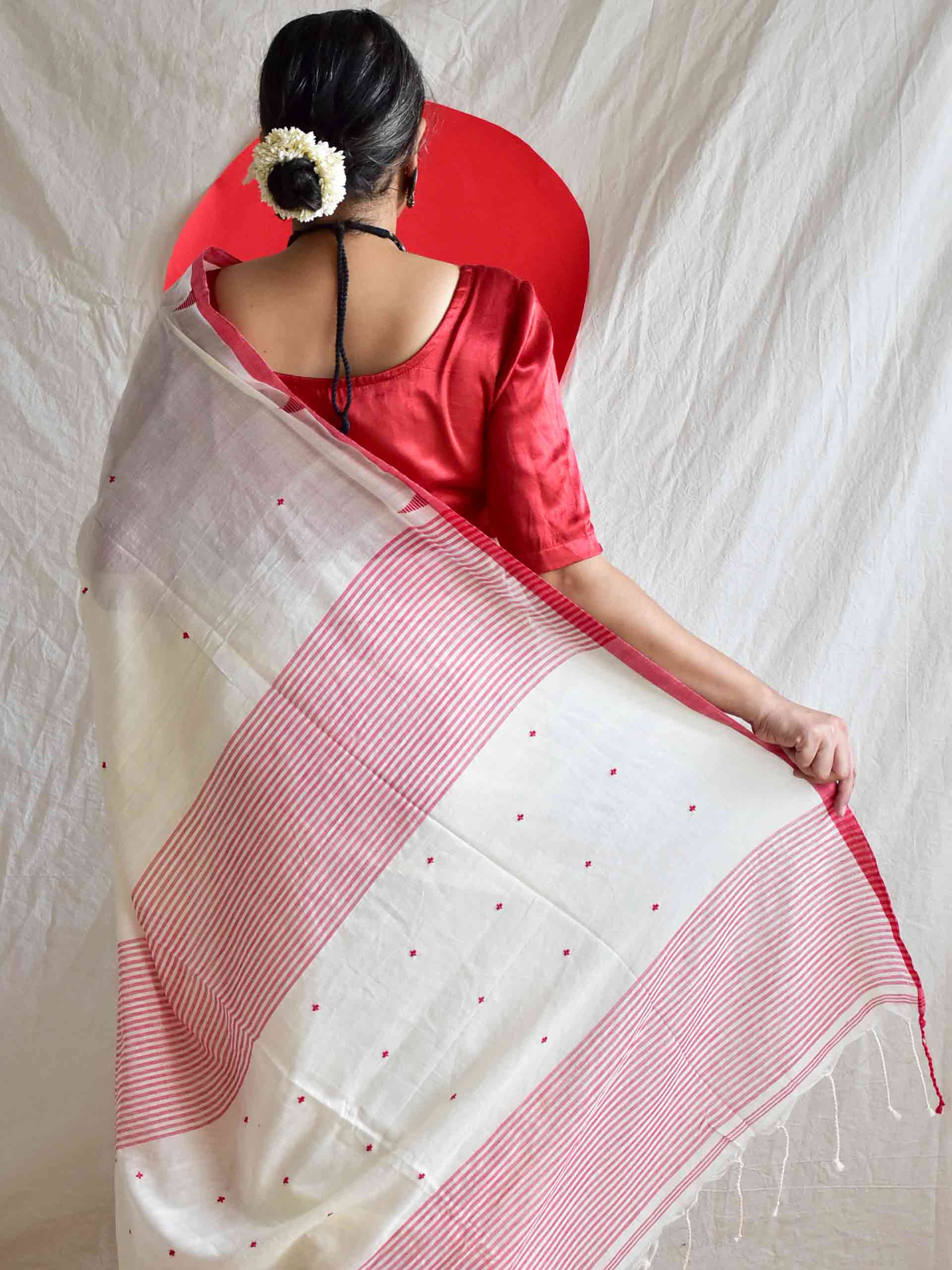 Sharodiya Saaj - Mul Saree