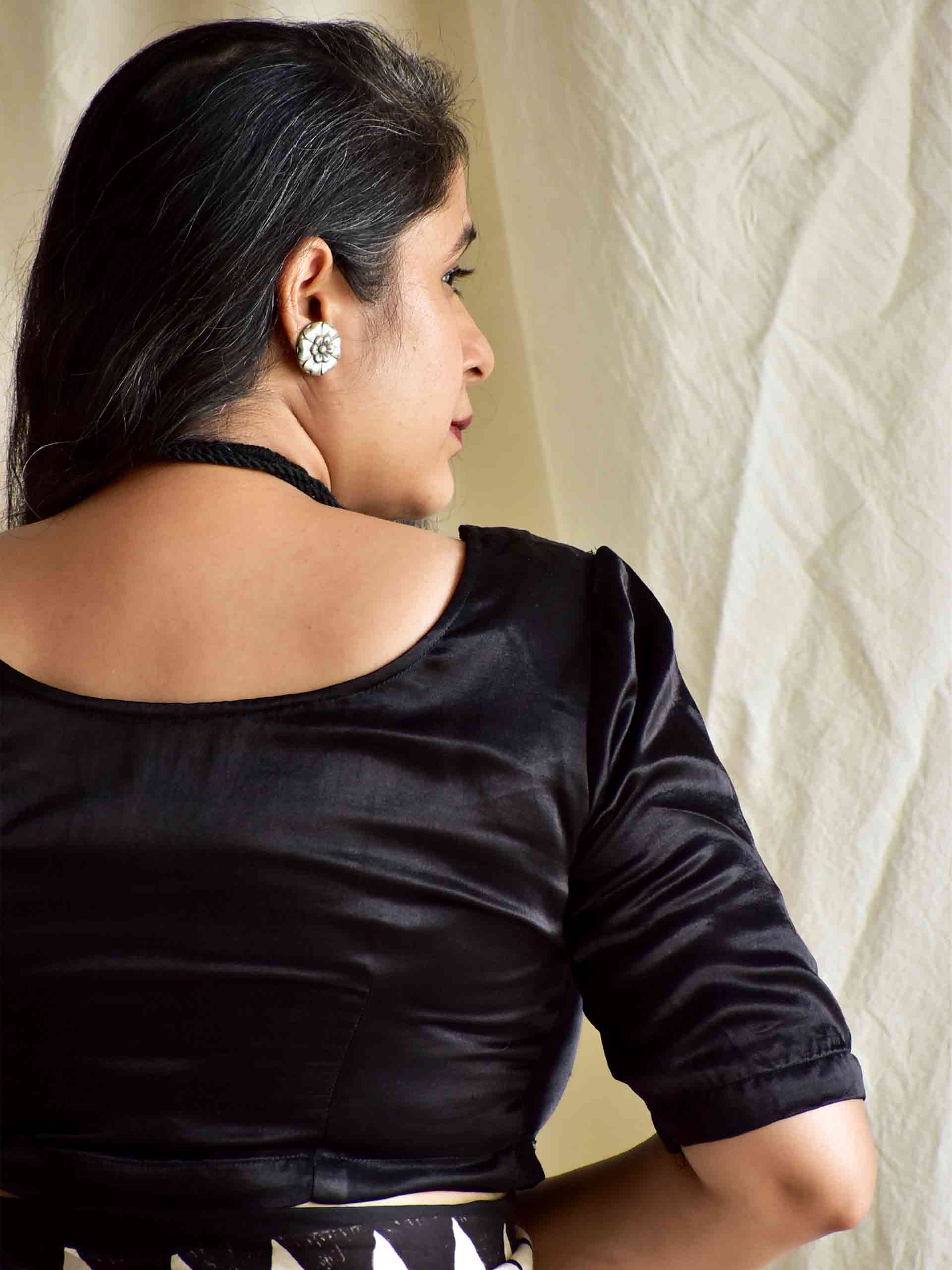Goonj - Mashru silk blouse