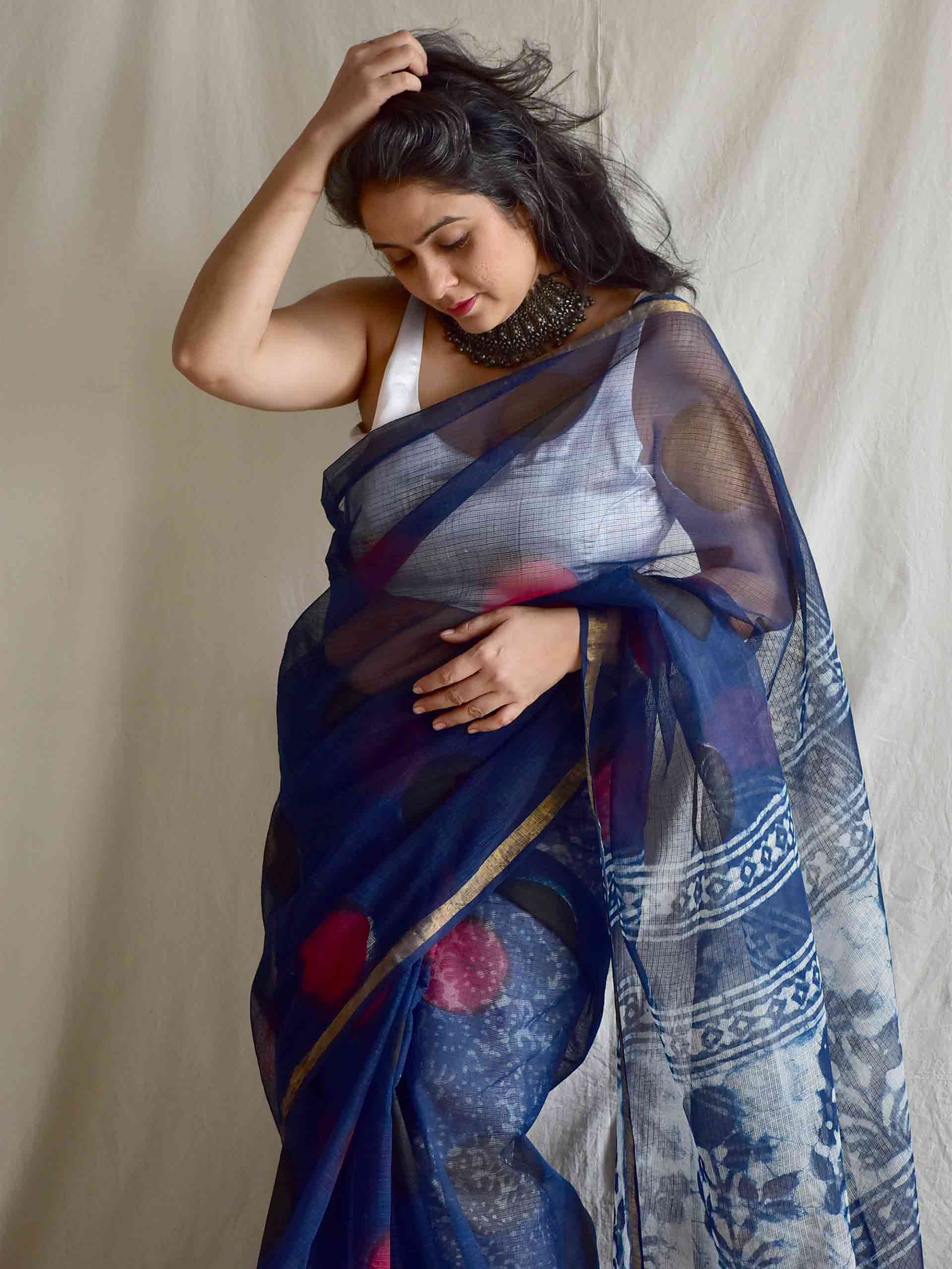 Nazaakat - Dabu Kota Doria Saree
