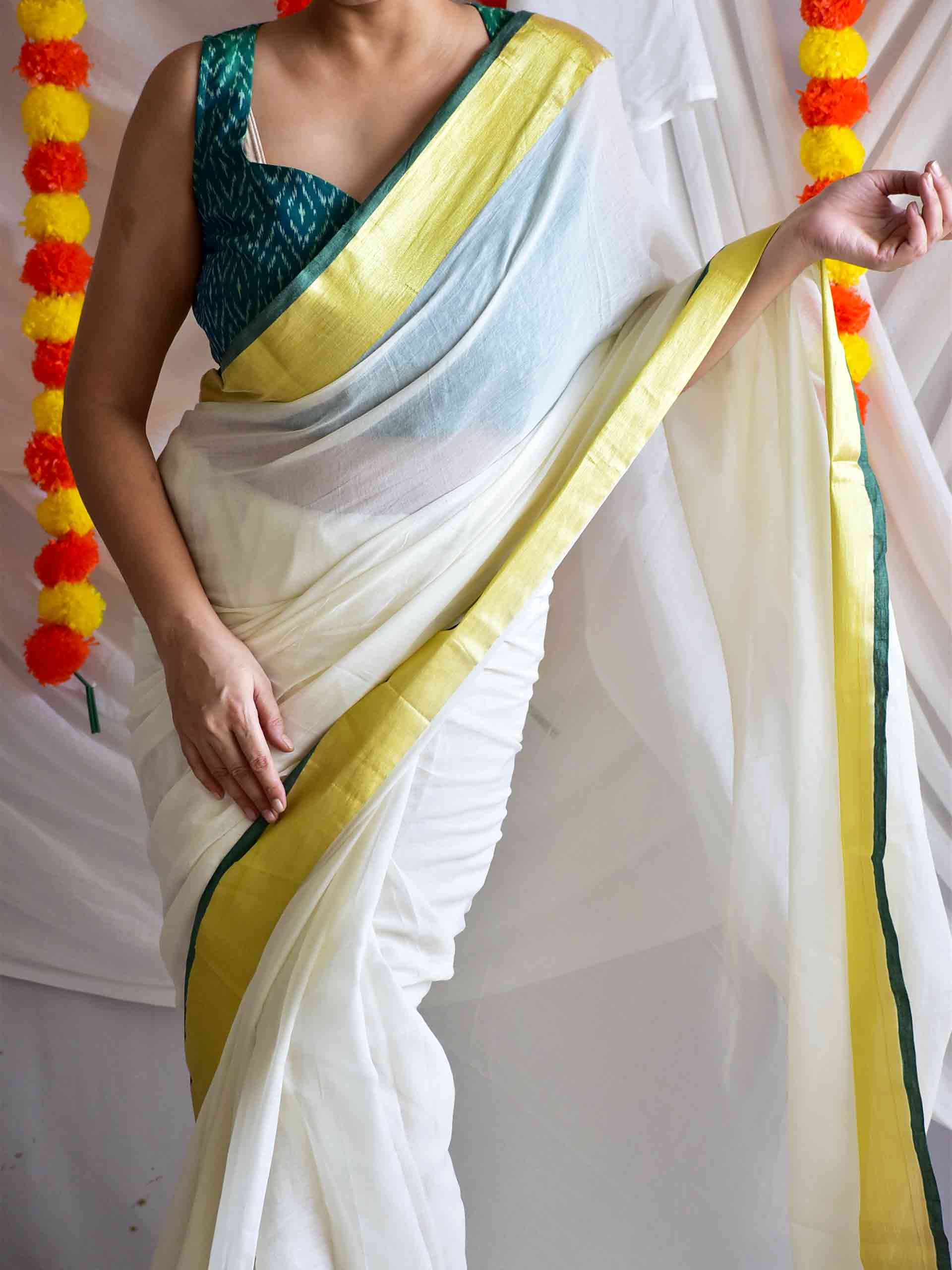 Nirmala - Mul Tissue Saree