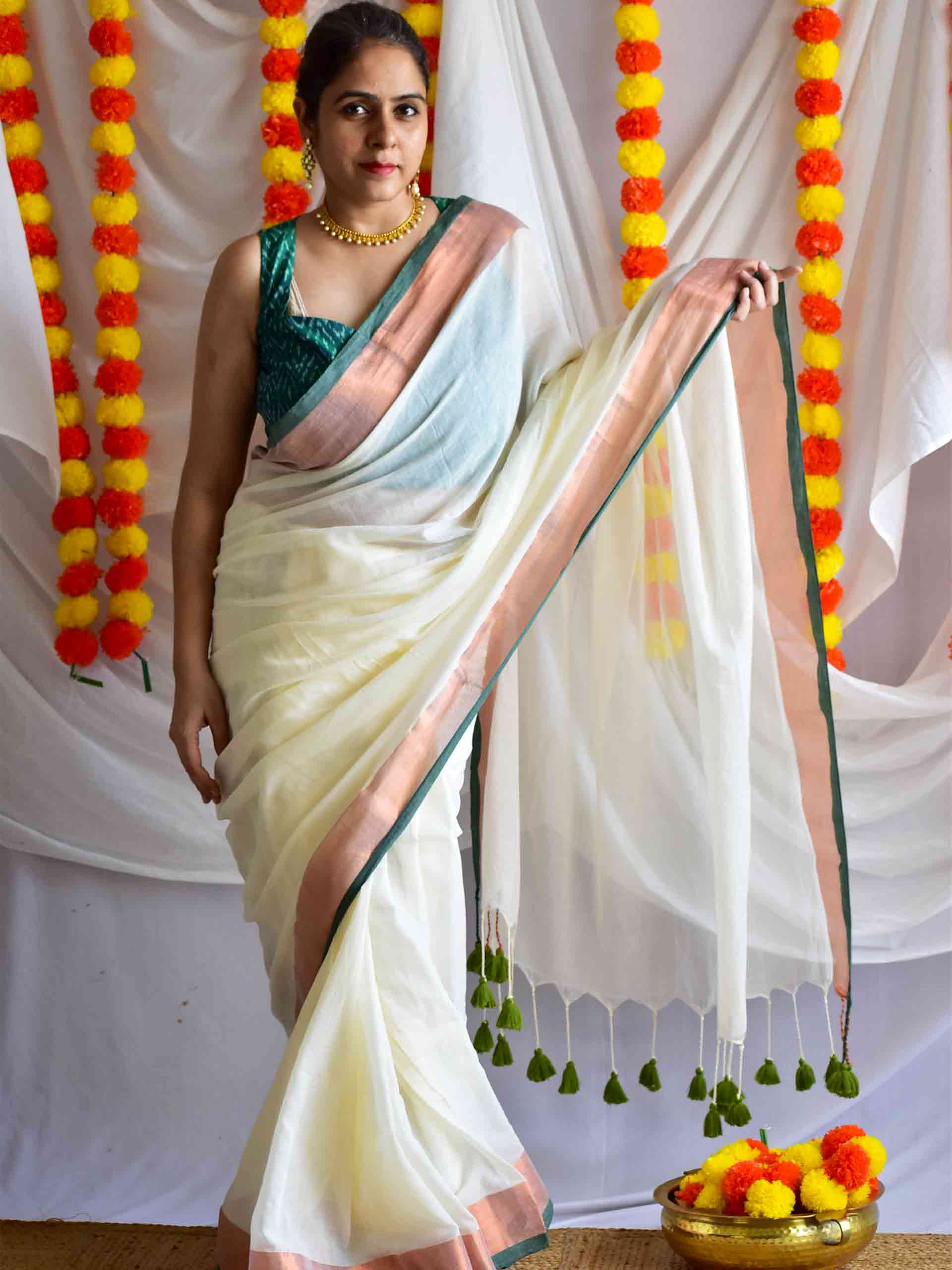 Soundh- Mul Tissue Saree