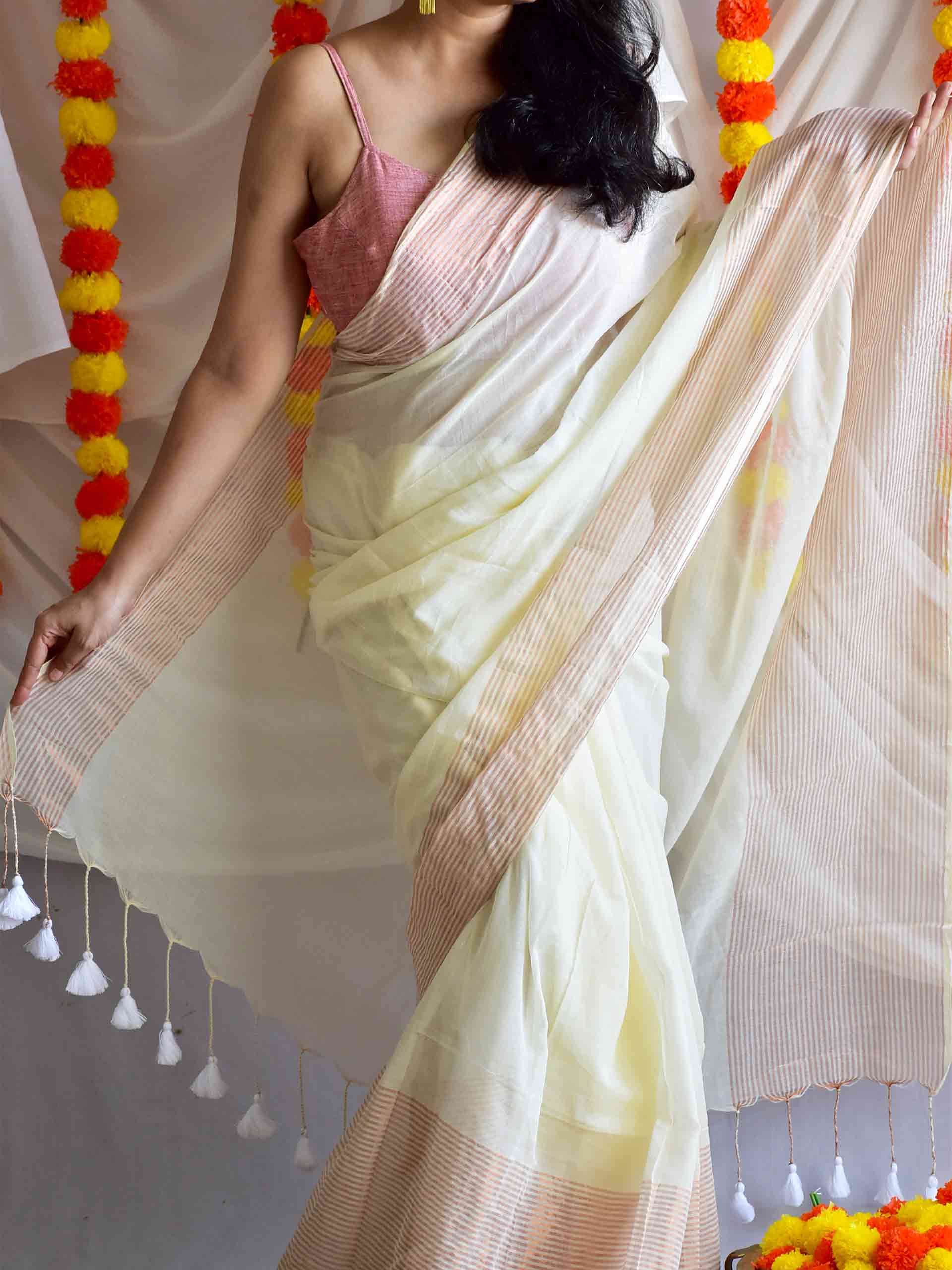 Urvashi- Mul Tissue Saree