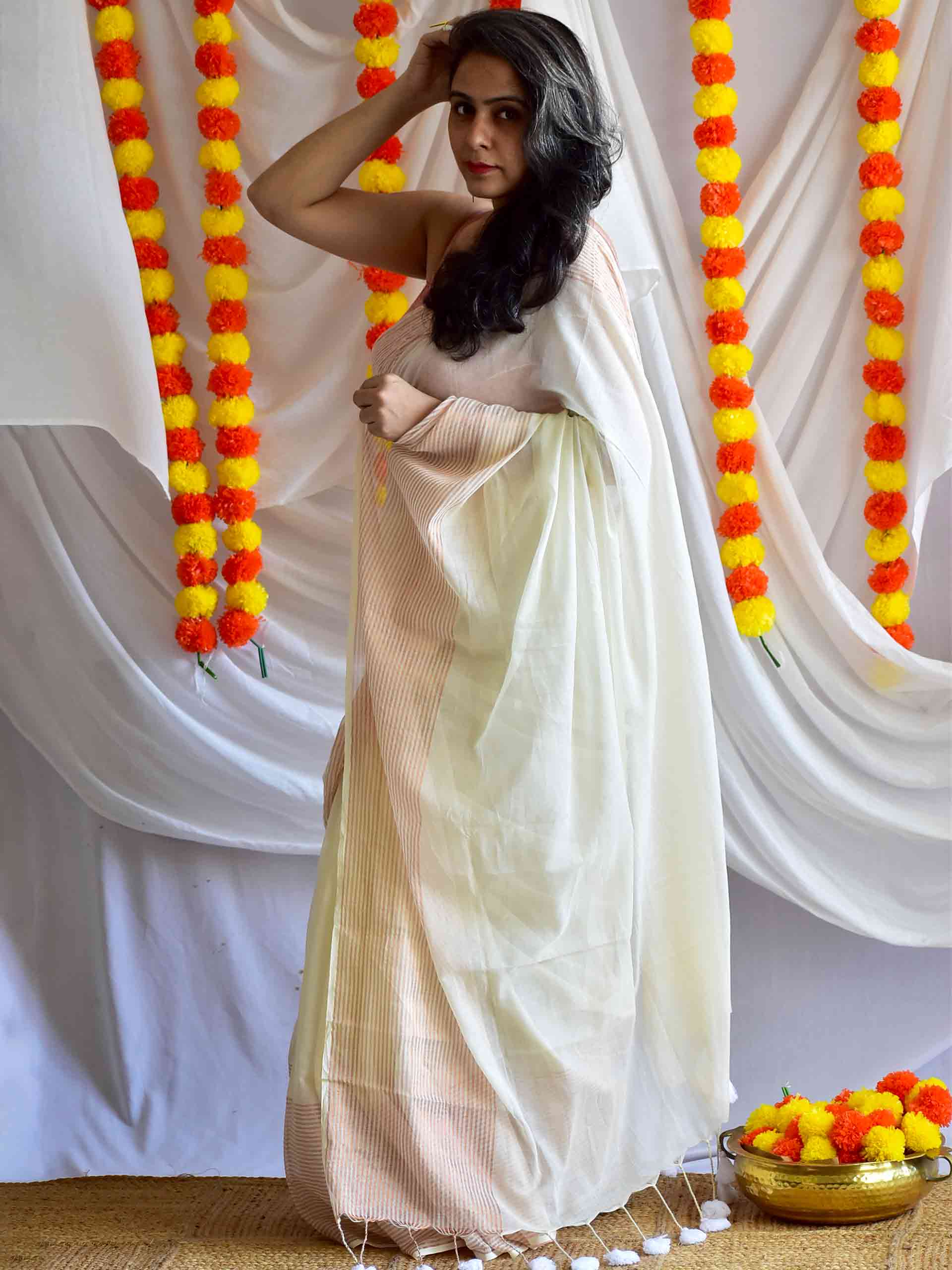 Urvashi- Mul Tissue Saree