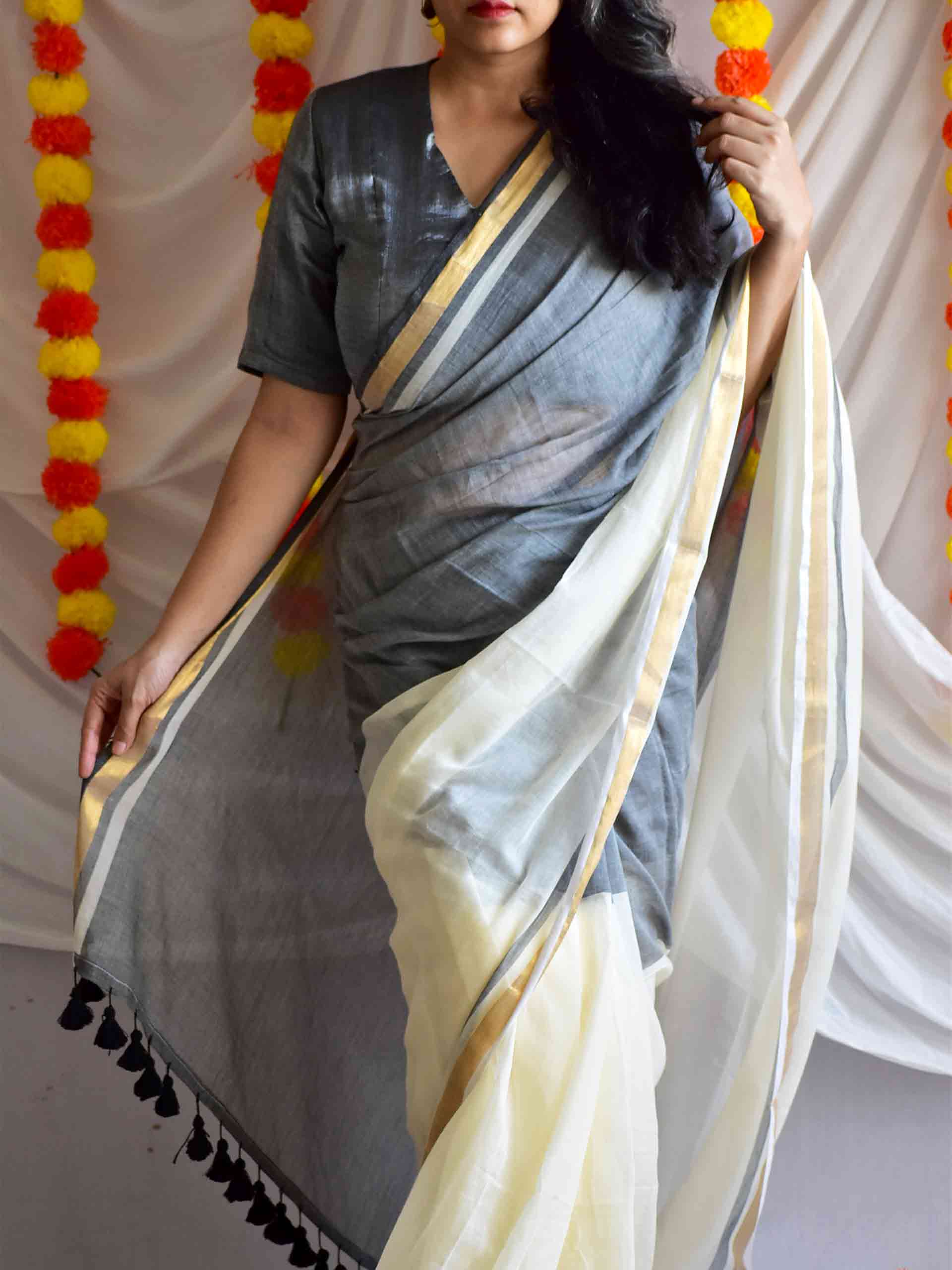 Neesha - Mul Tissue Saree