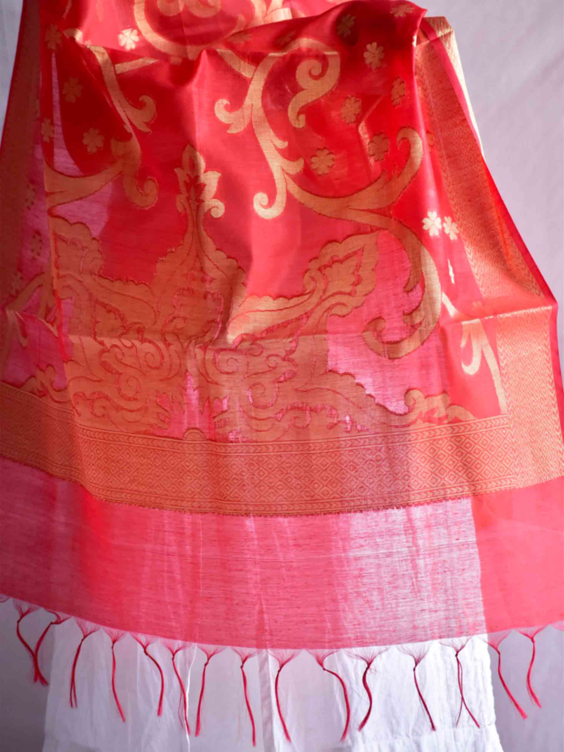 Sindoor Khela - Brocade cotton silk Dupatta