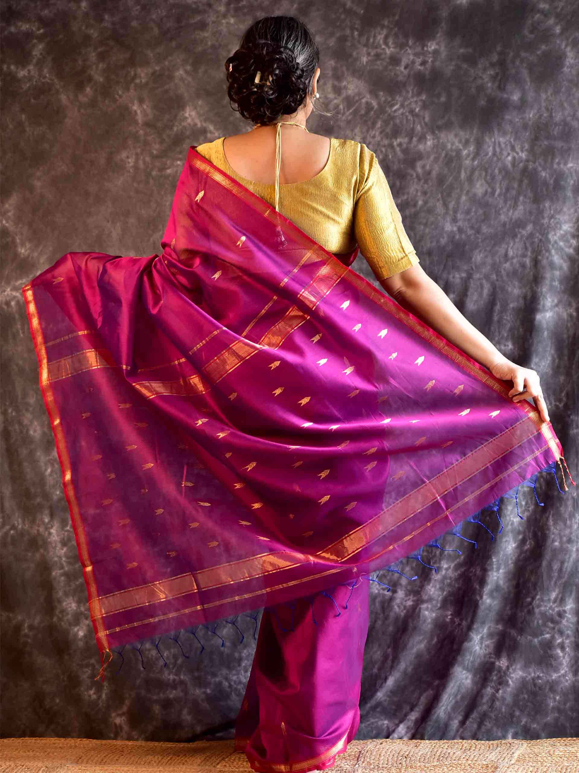 Anaya - Maheshwari Handloom Silk Saree