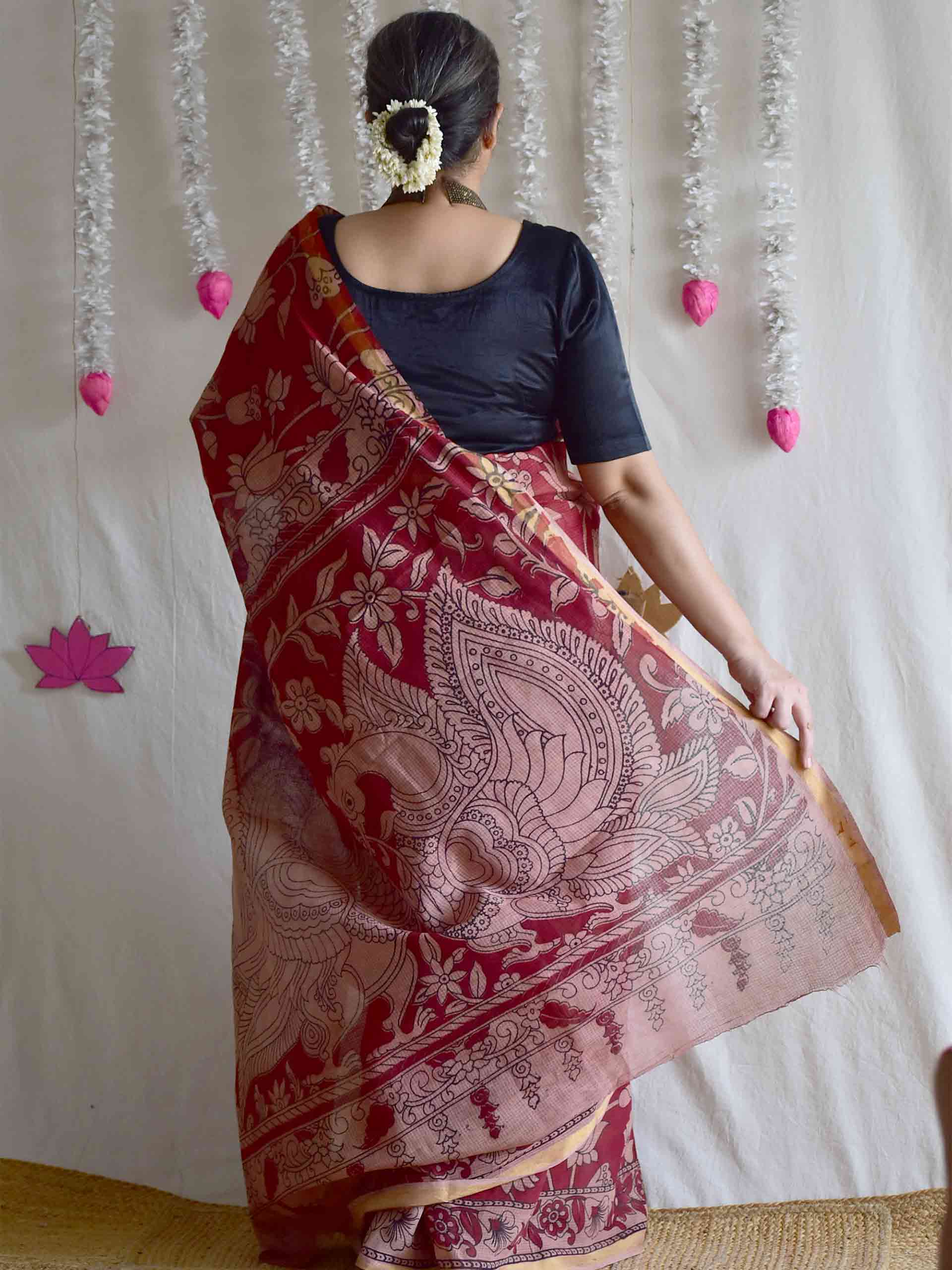 Kamal - kalamkari kota cotton saree