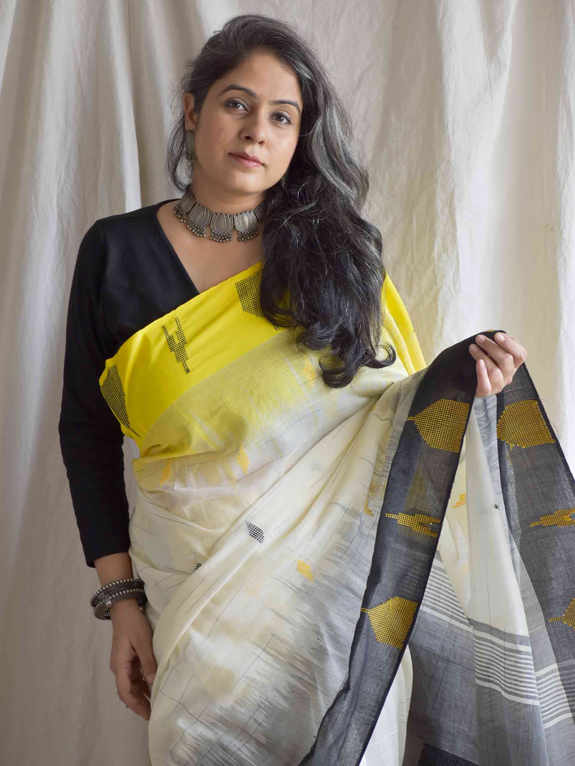 Ganga jamuna - Mul Jamdani Saree