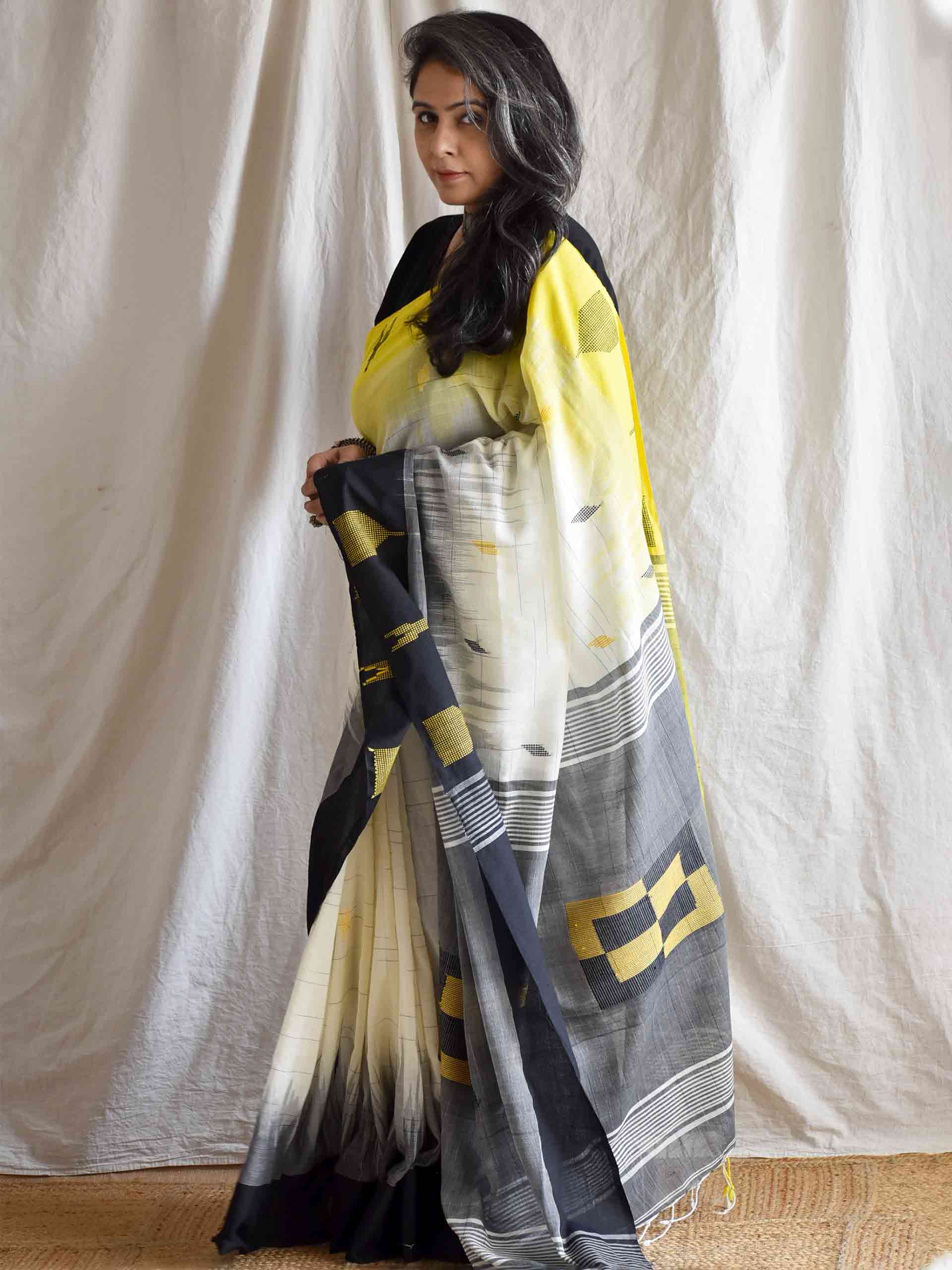Ganga jamuna - Mul Jamdani Saree
