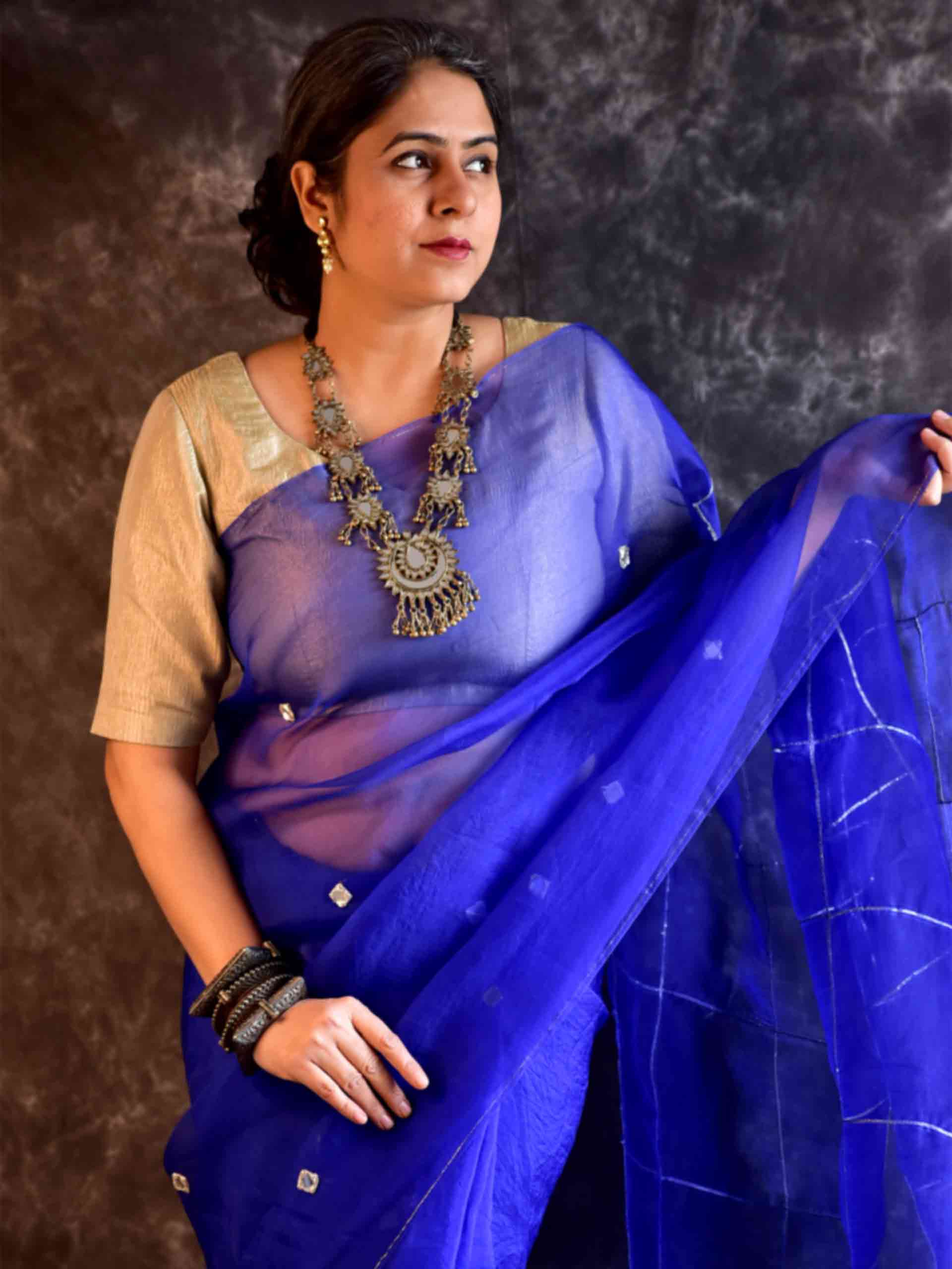 Mahira - Organza Silk saree