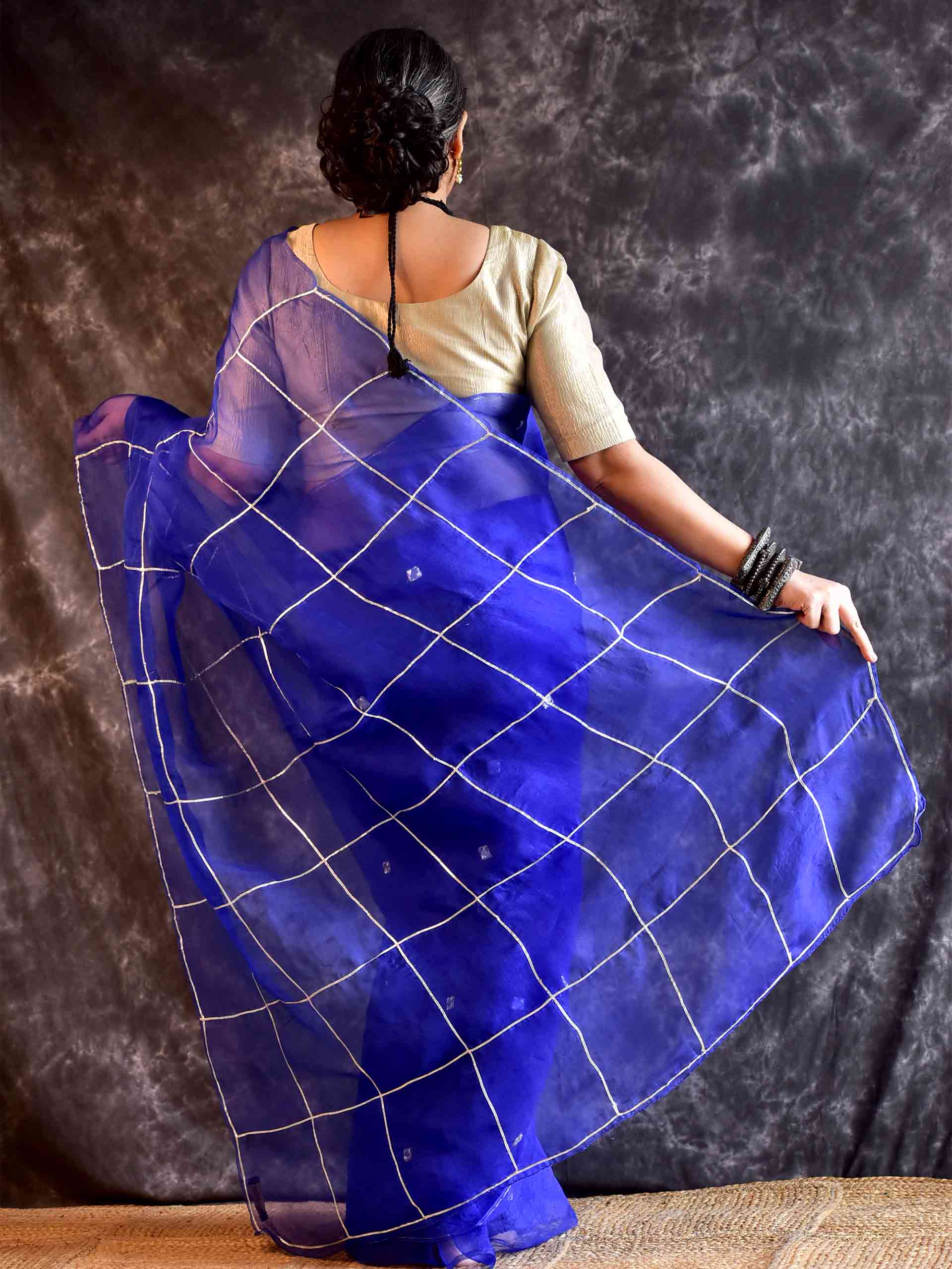 Mahira - Organza Silk saree
