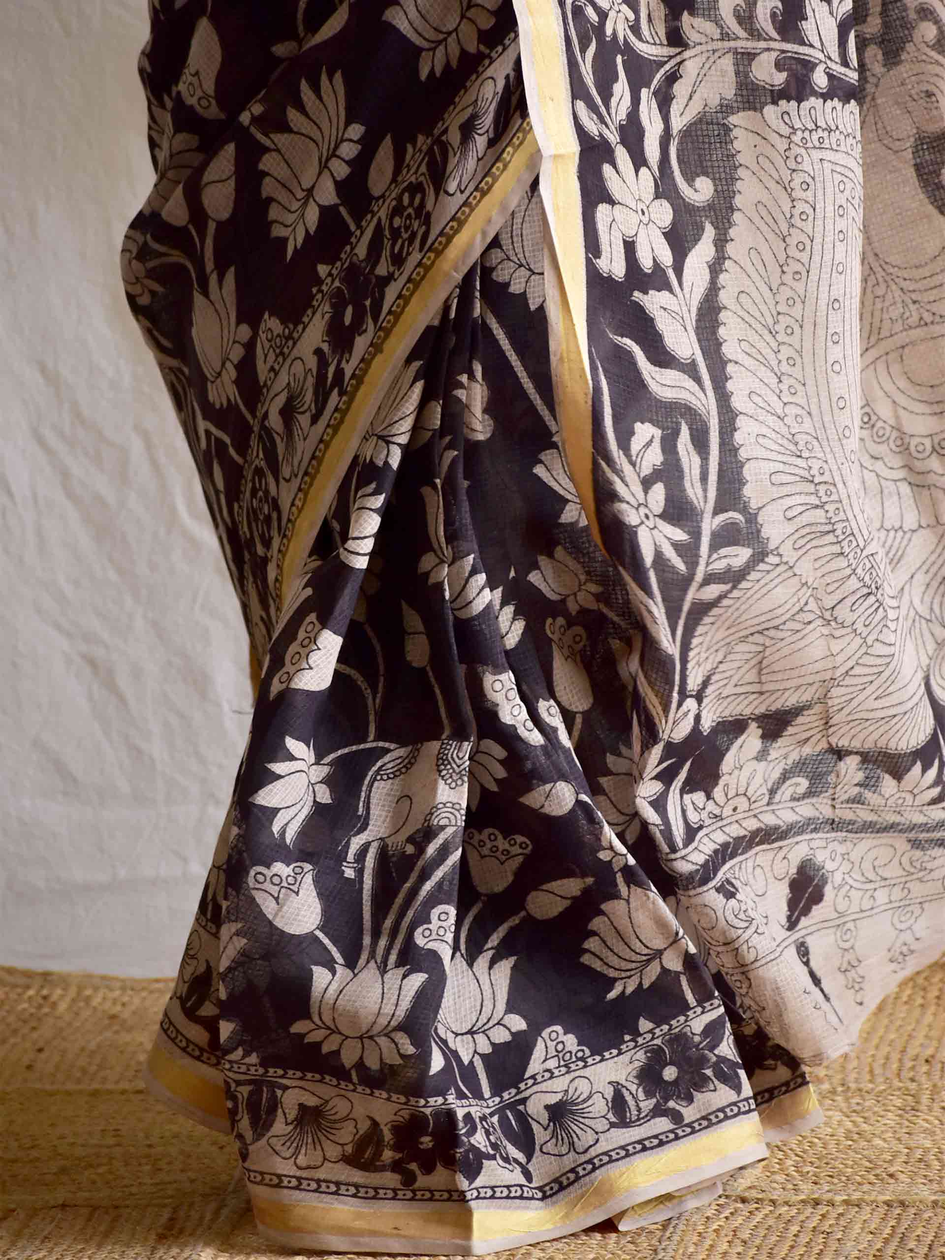 Kali - kalamkari kota cotton saree