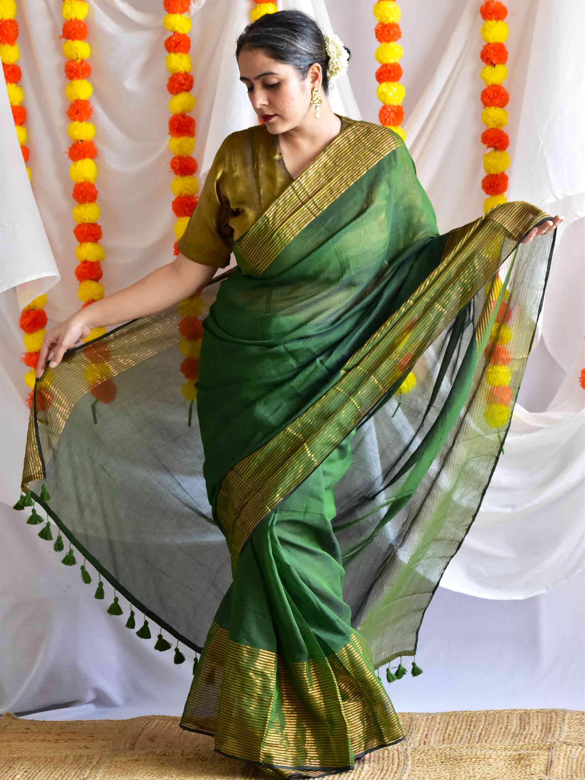 Goriya - Mul Tissue Saree