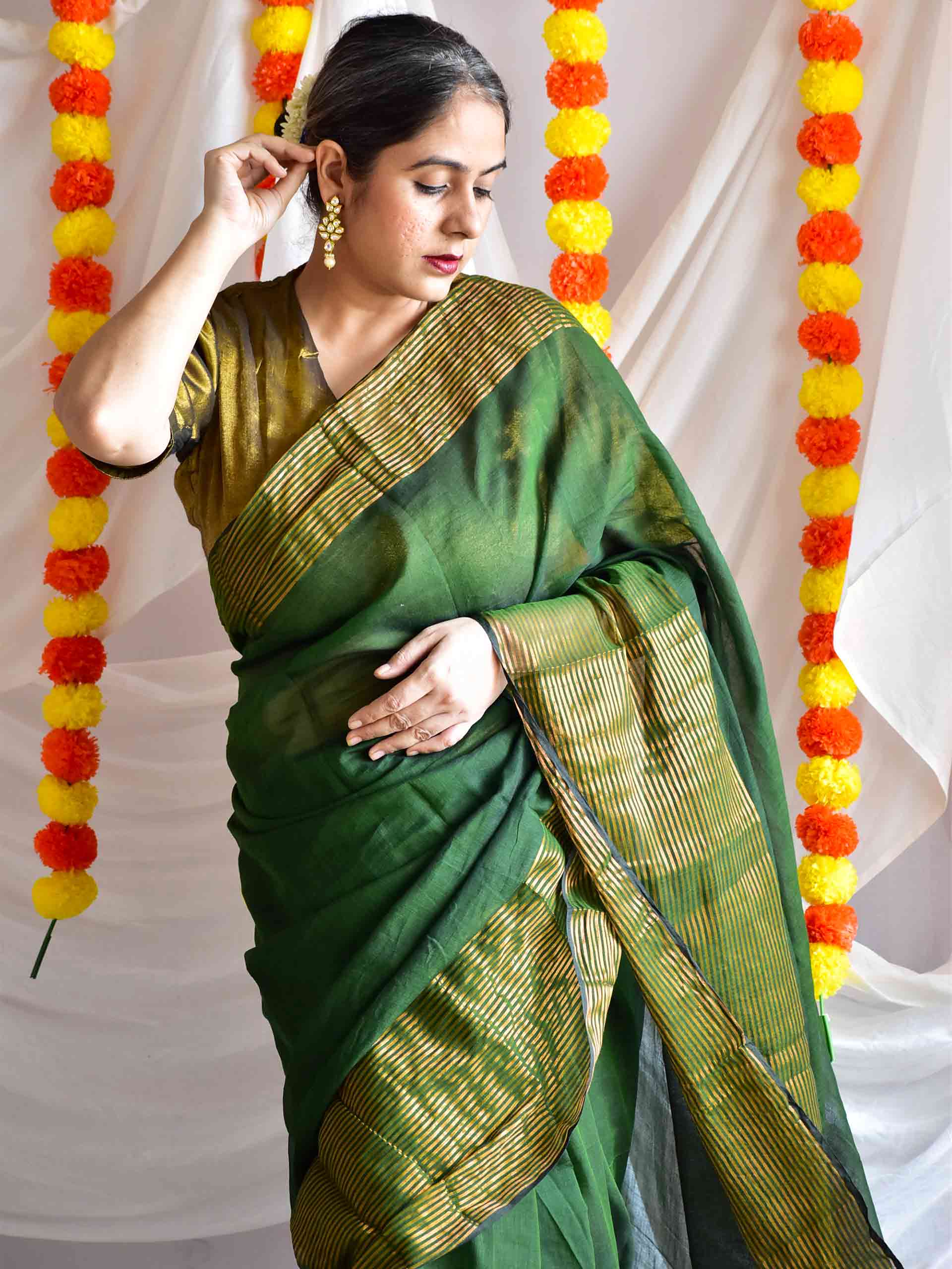 Goriya - Mul Tissue Saree