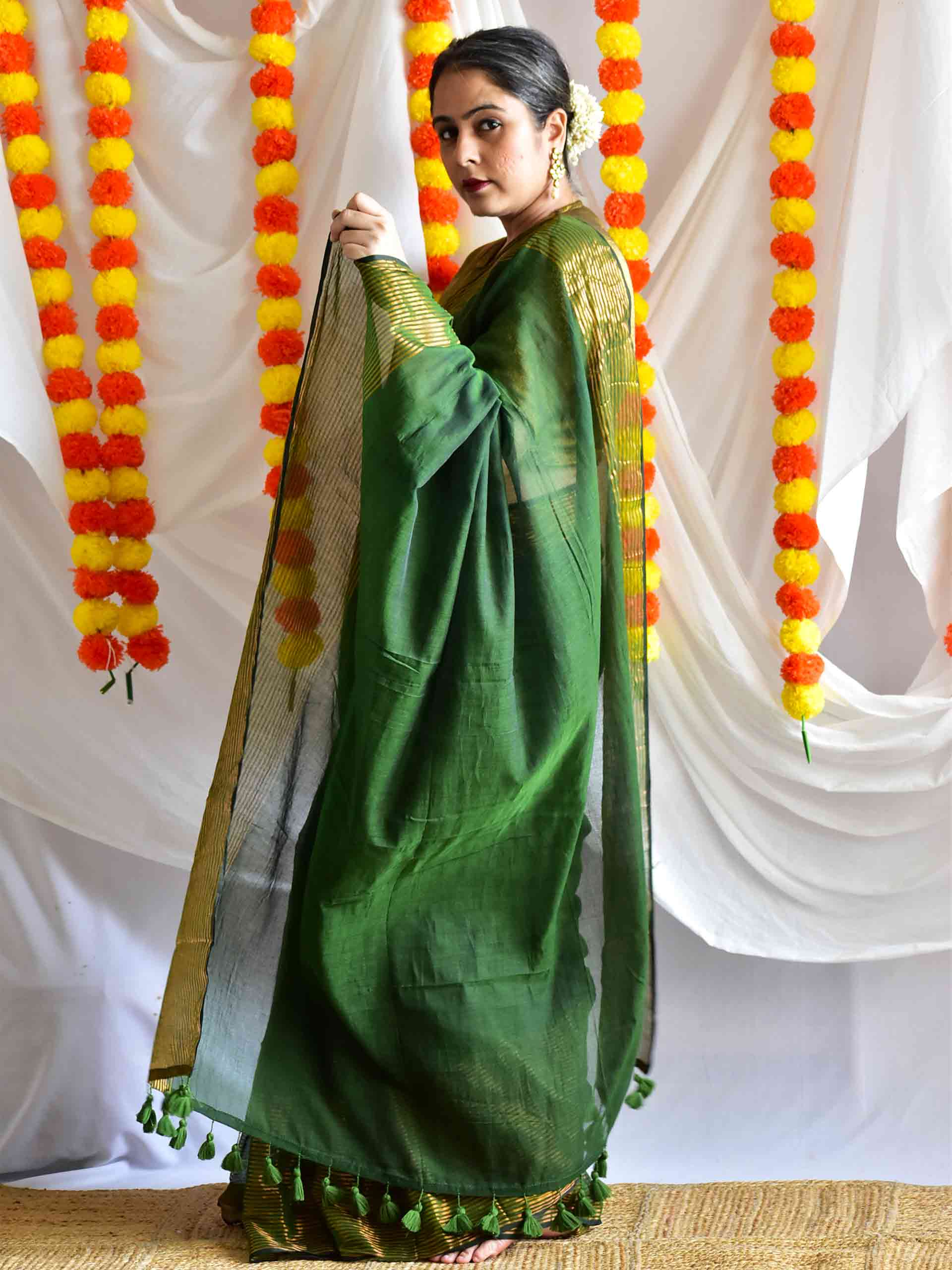 Goriya - Mul Tissue Saree