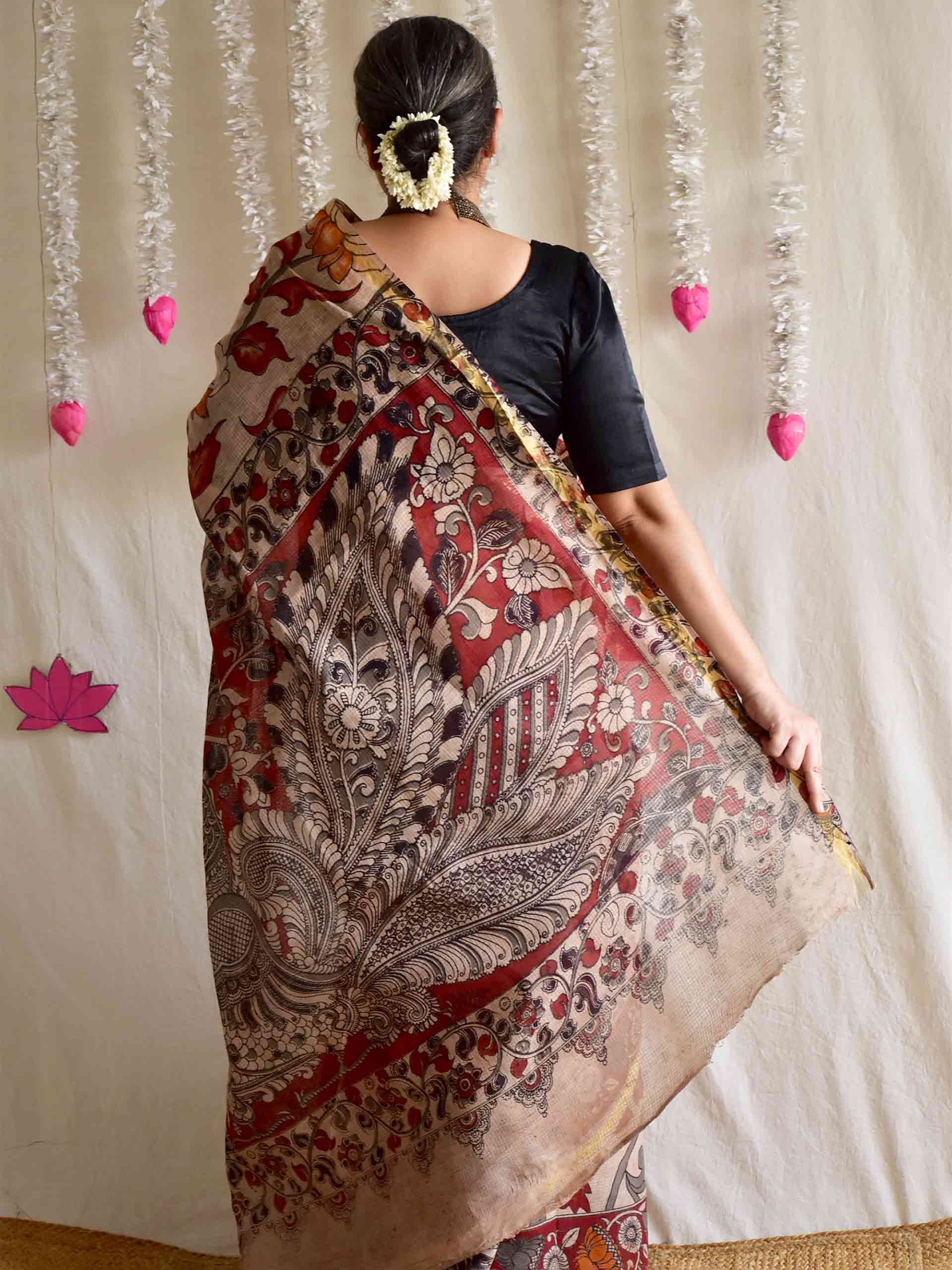 Pattiyan - kalamkari kota cotton saree