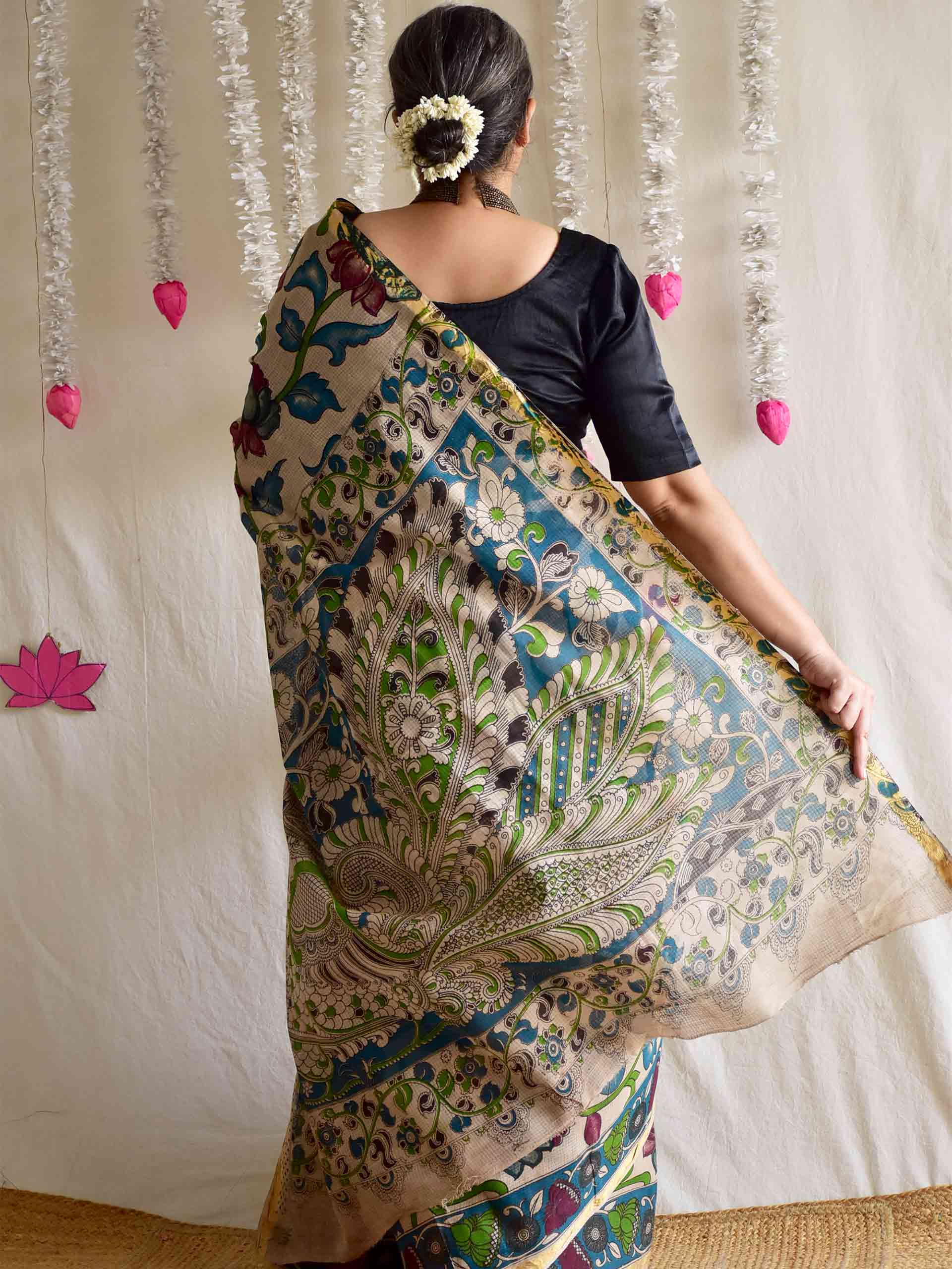 Kusum - kalamkari kota cotton saree