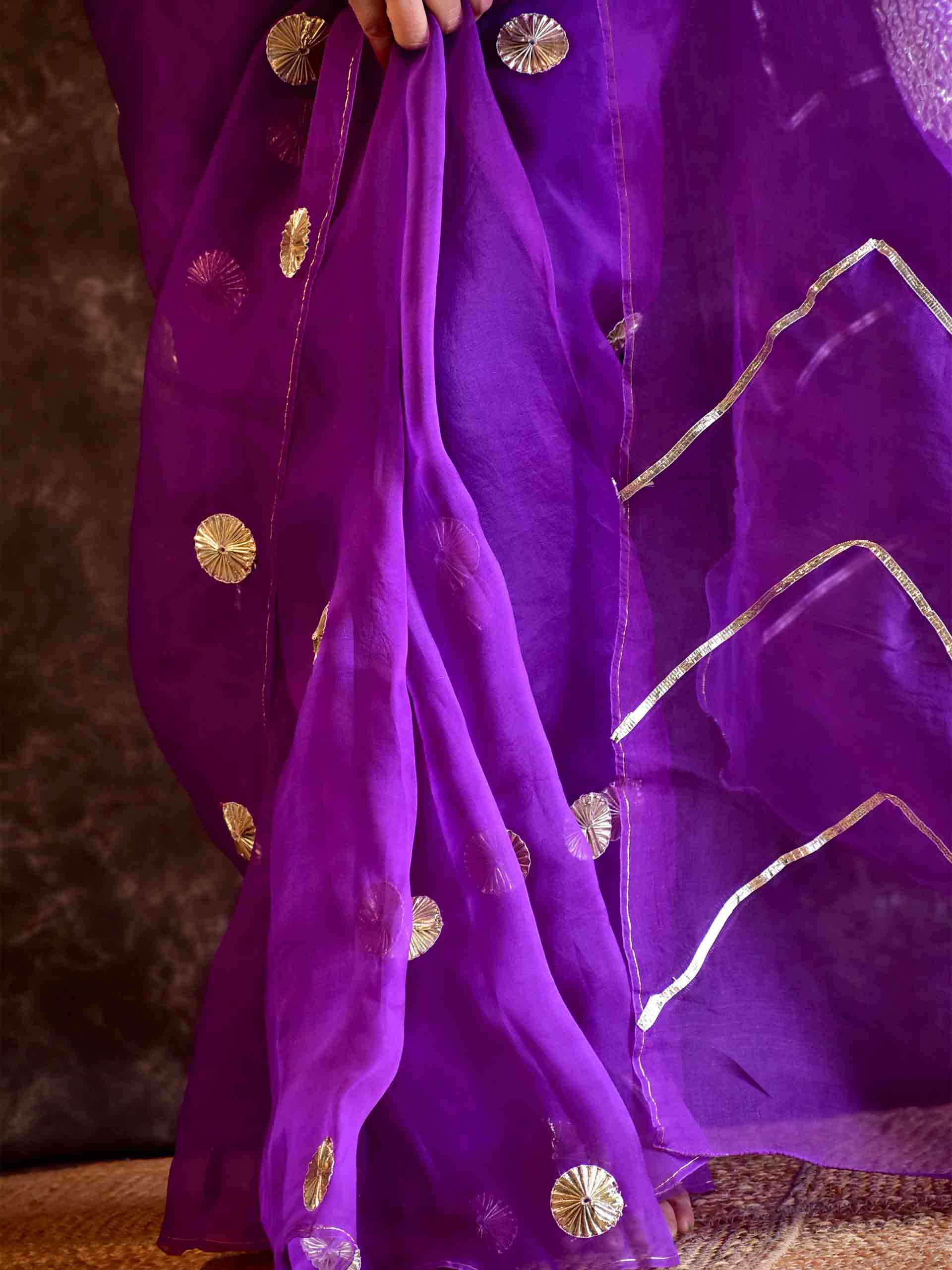 Rajvera - Organza Silk saree