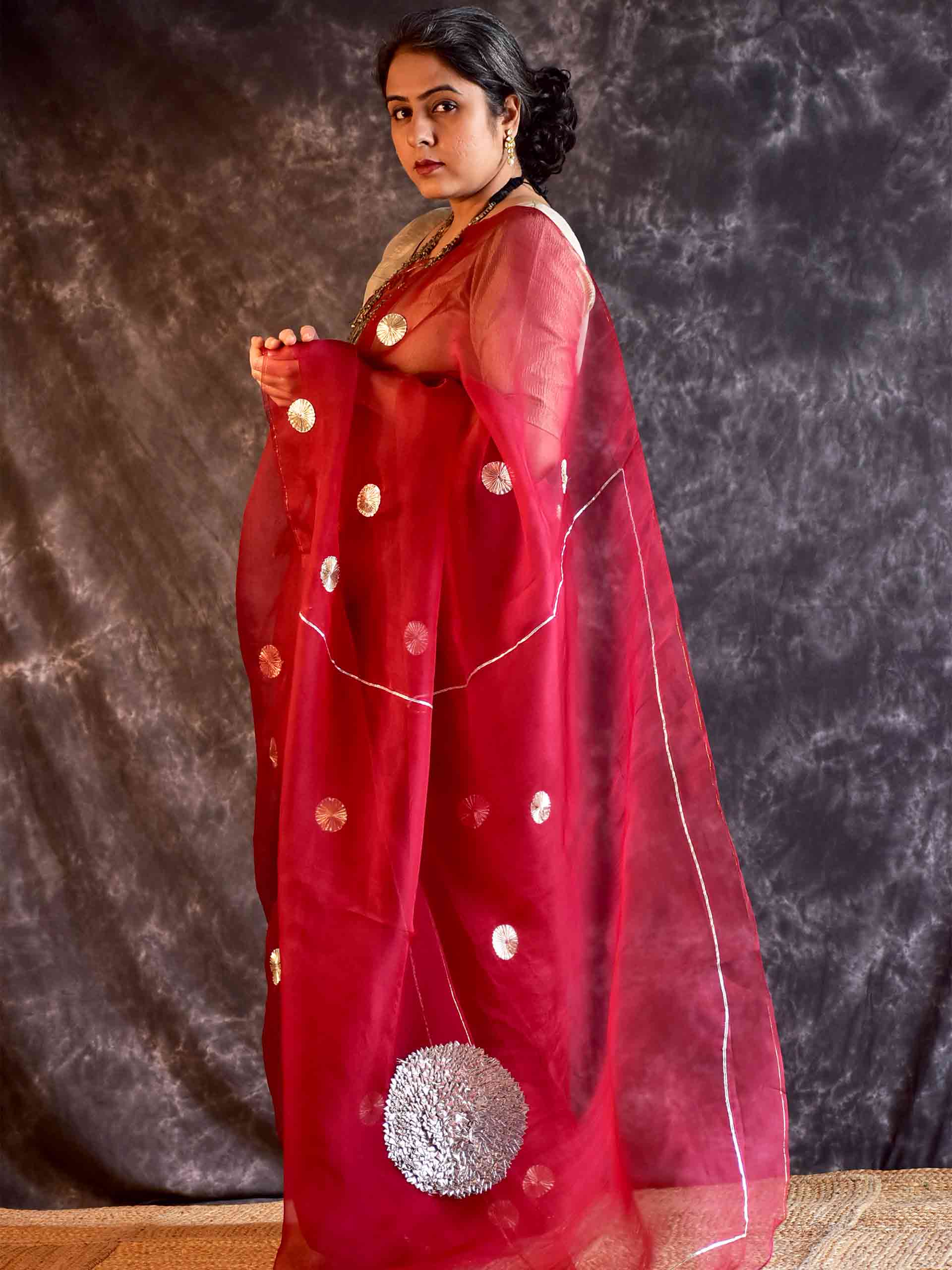 Zehra- Organza Silk saree