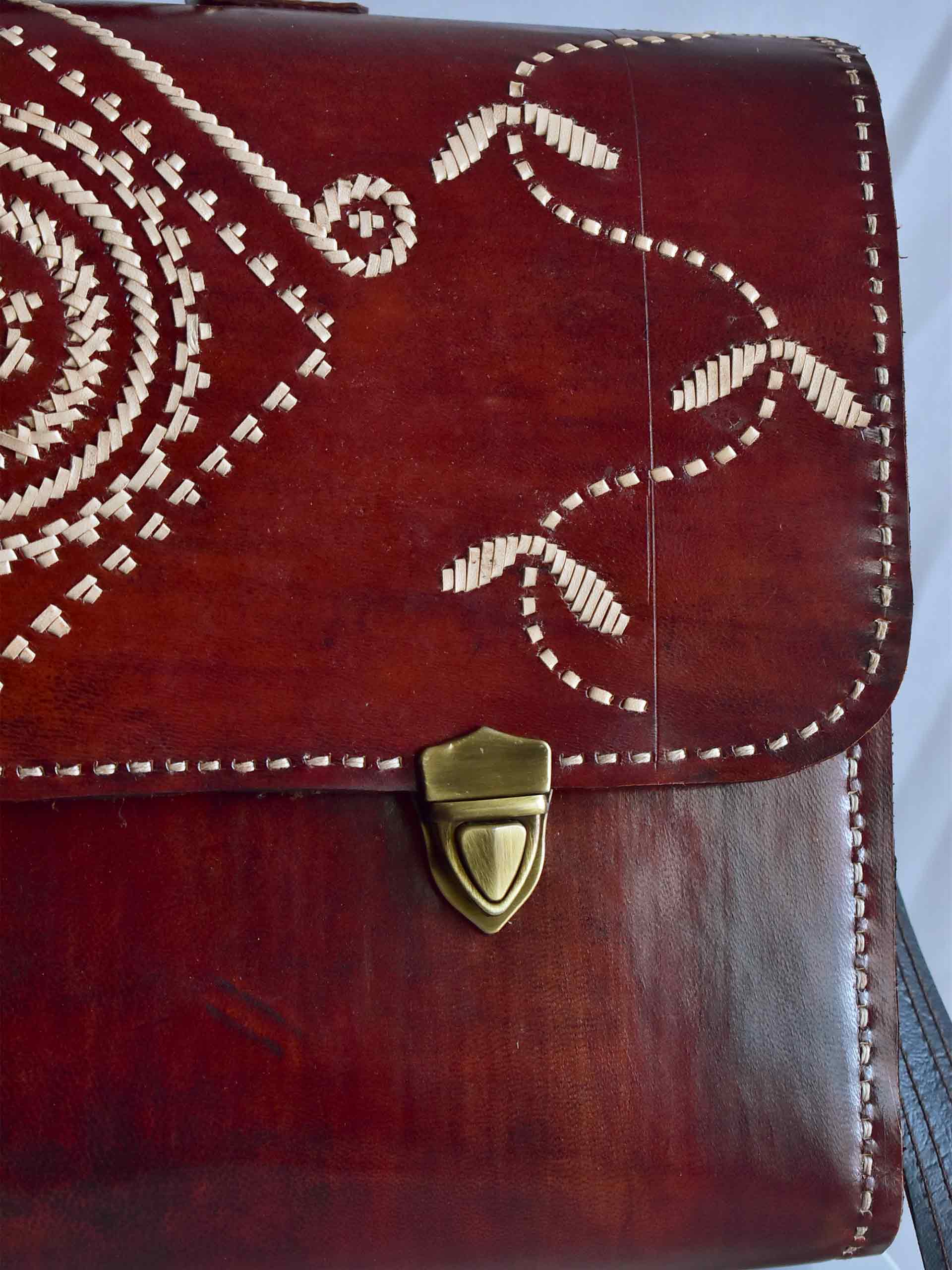 Sana - Leather laptop bag