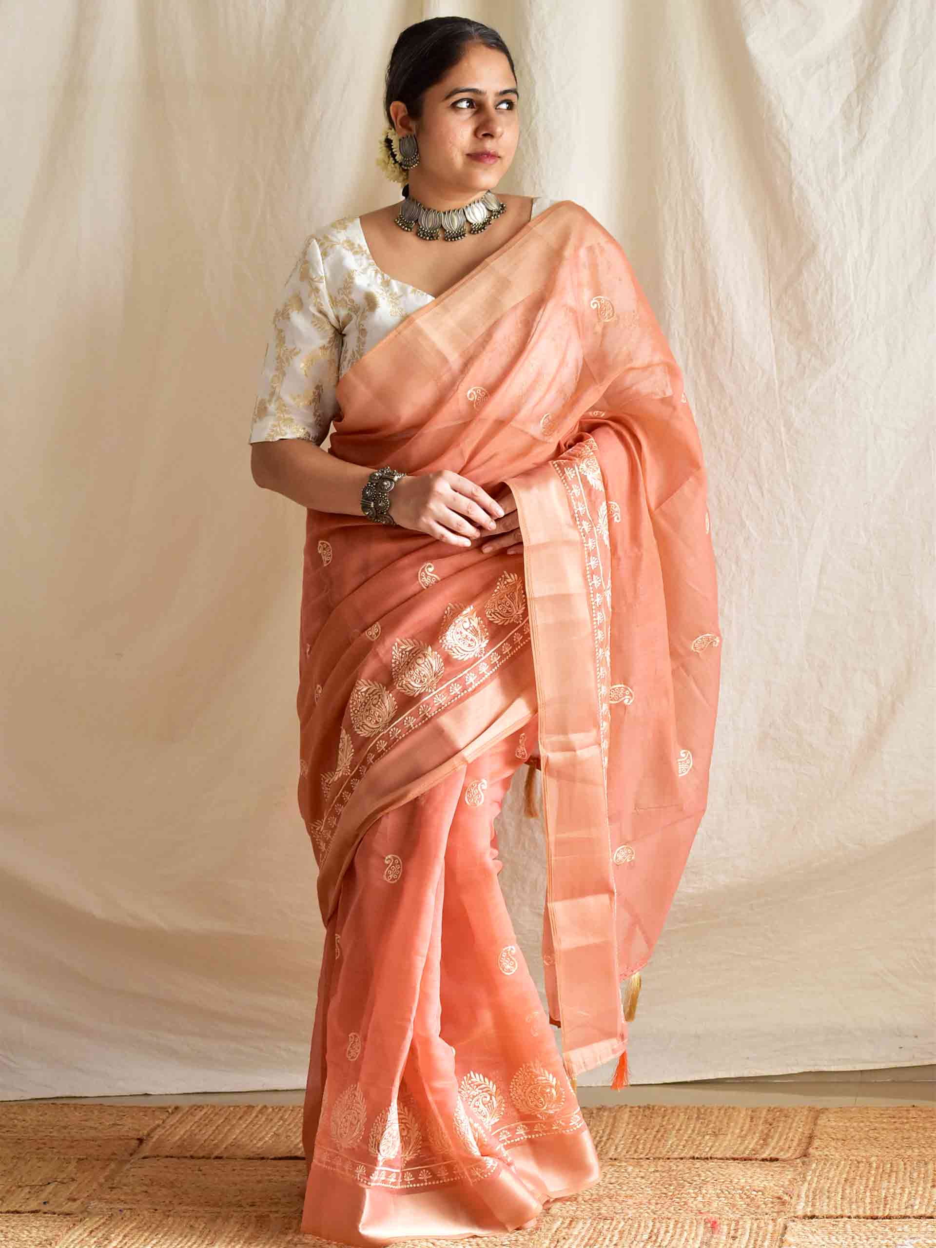 Mukti - Embroidered saree