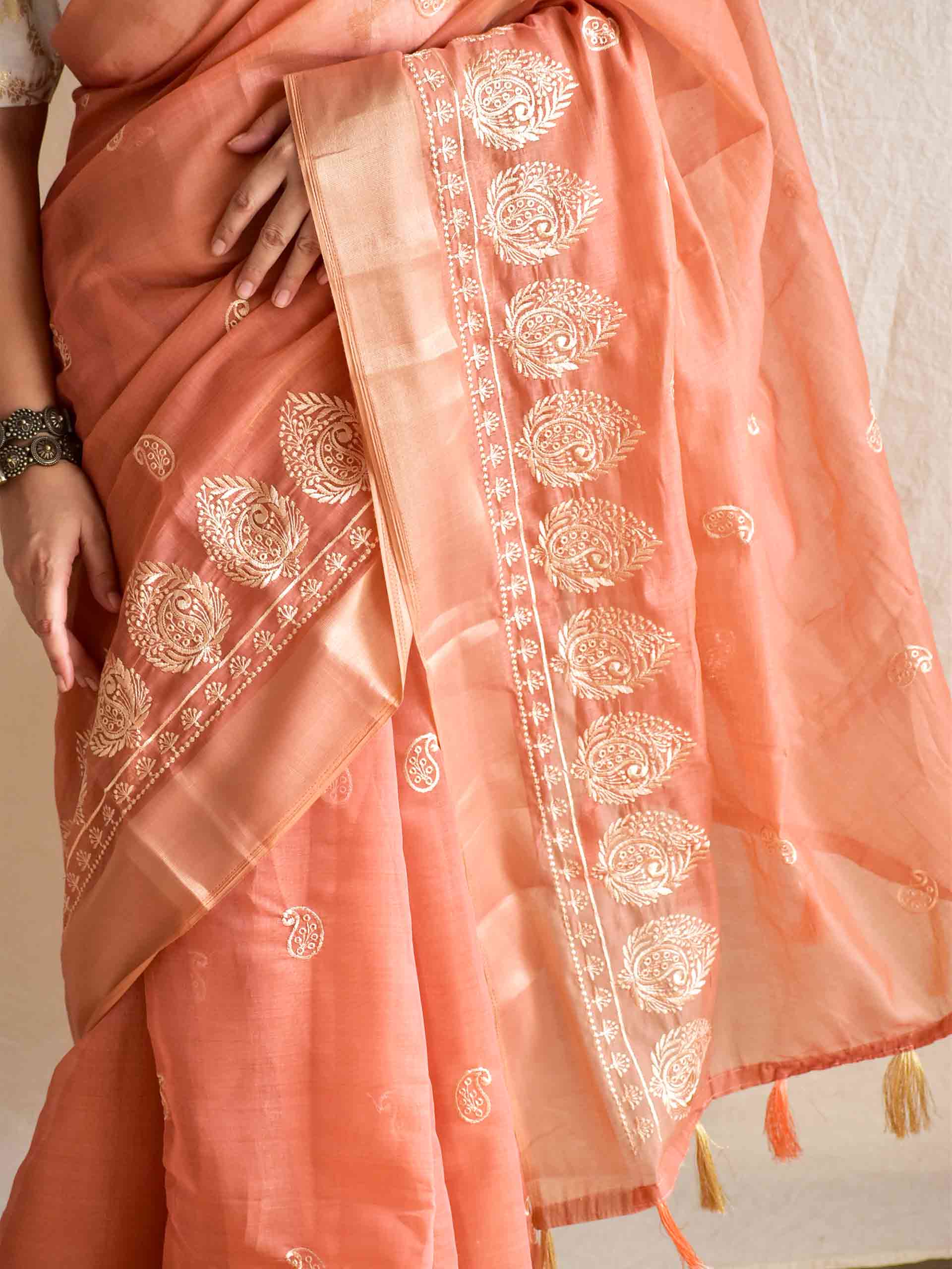 Mukti - Embroidered saree