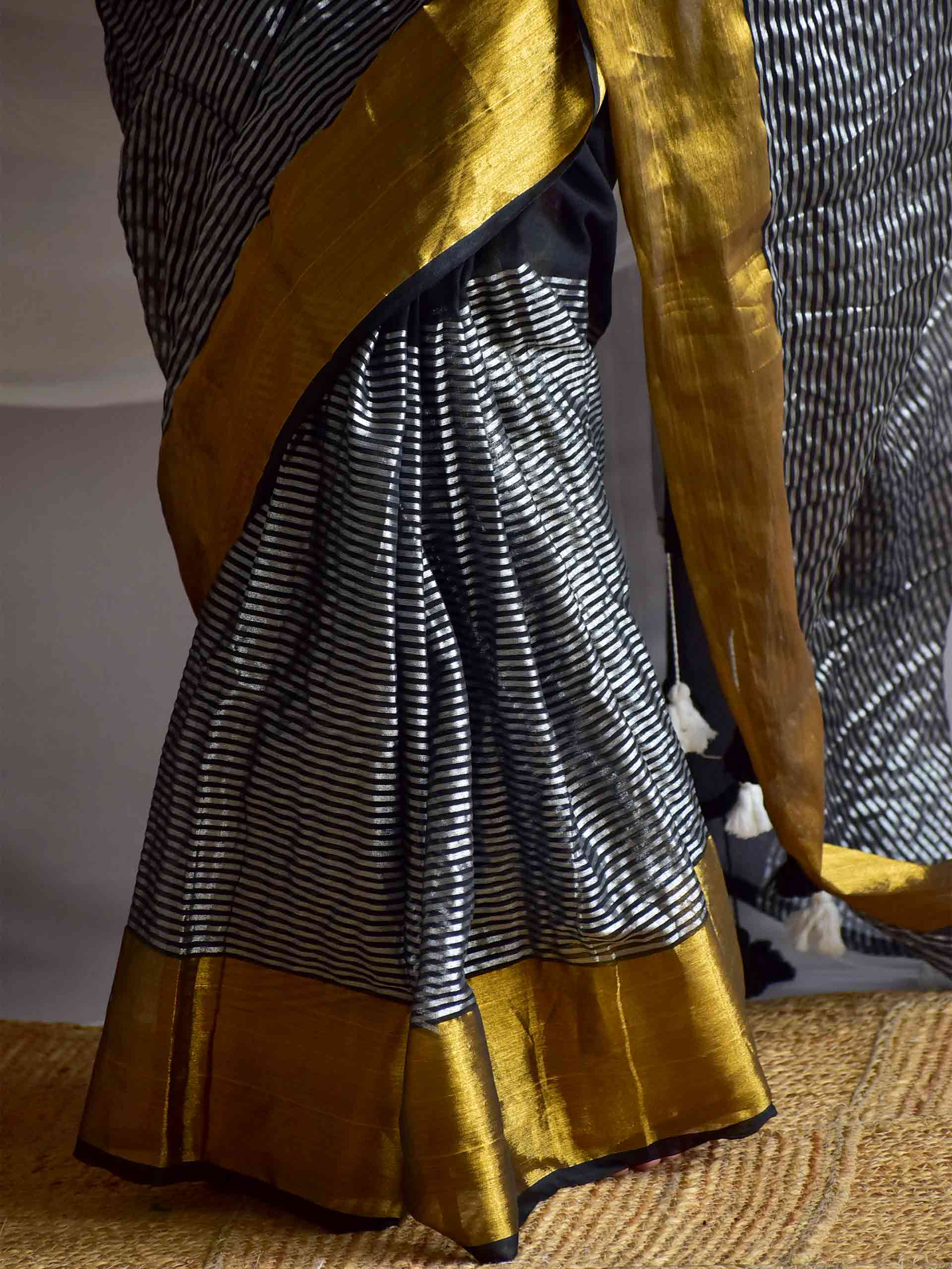 Black magic - cotton saree