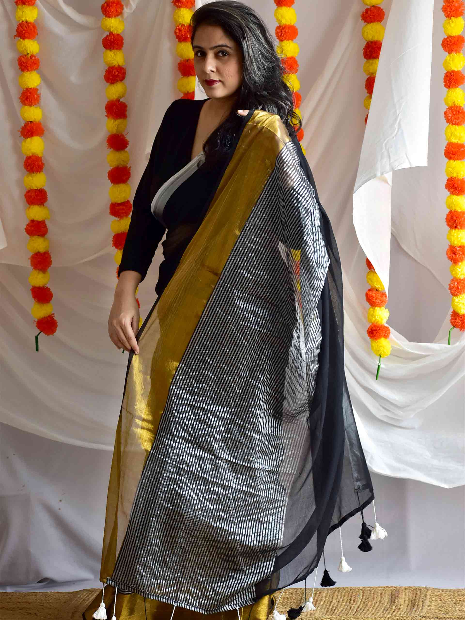 Black magic - cotton saree