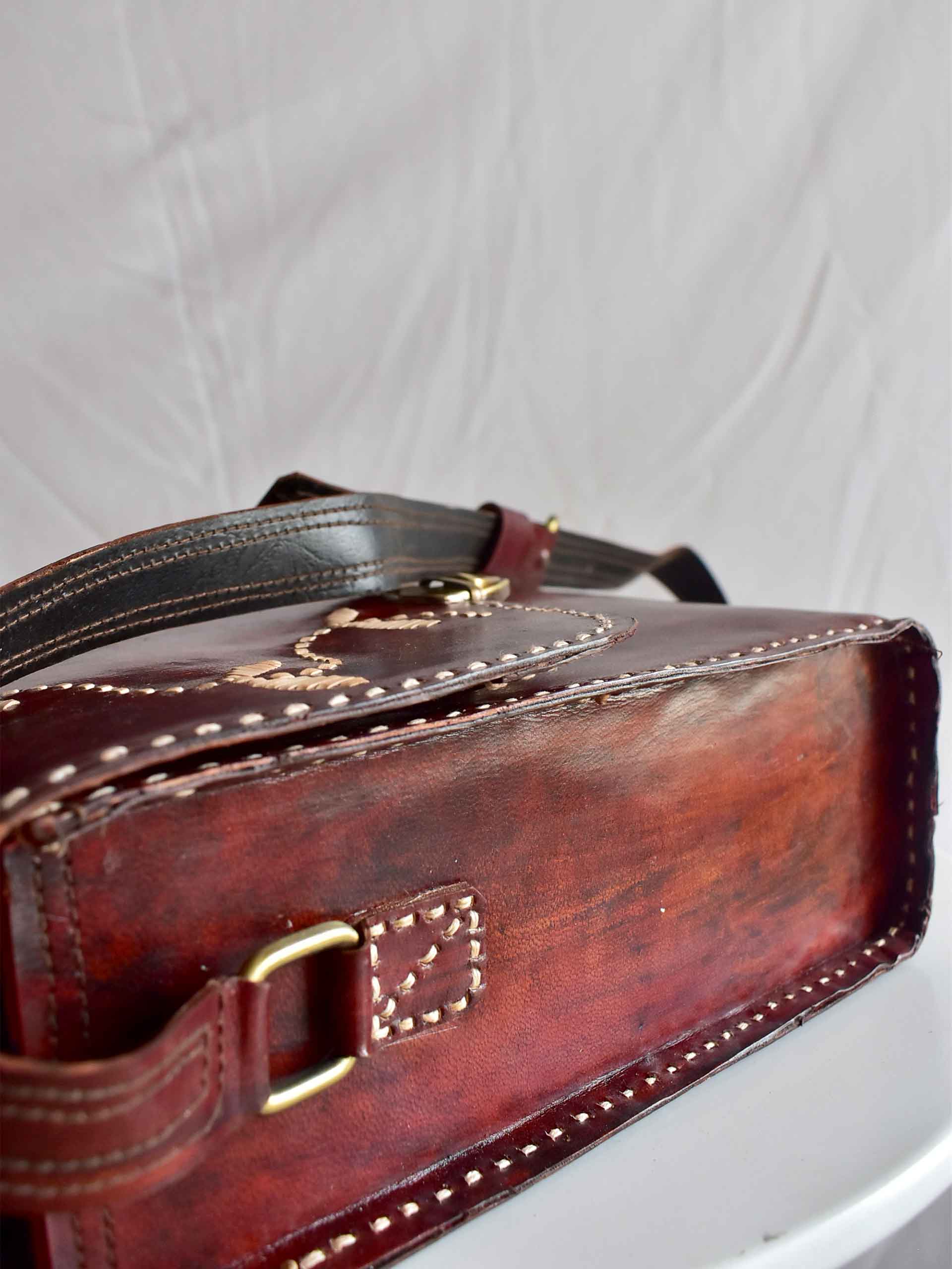 Sana - Leather laptop bag
