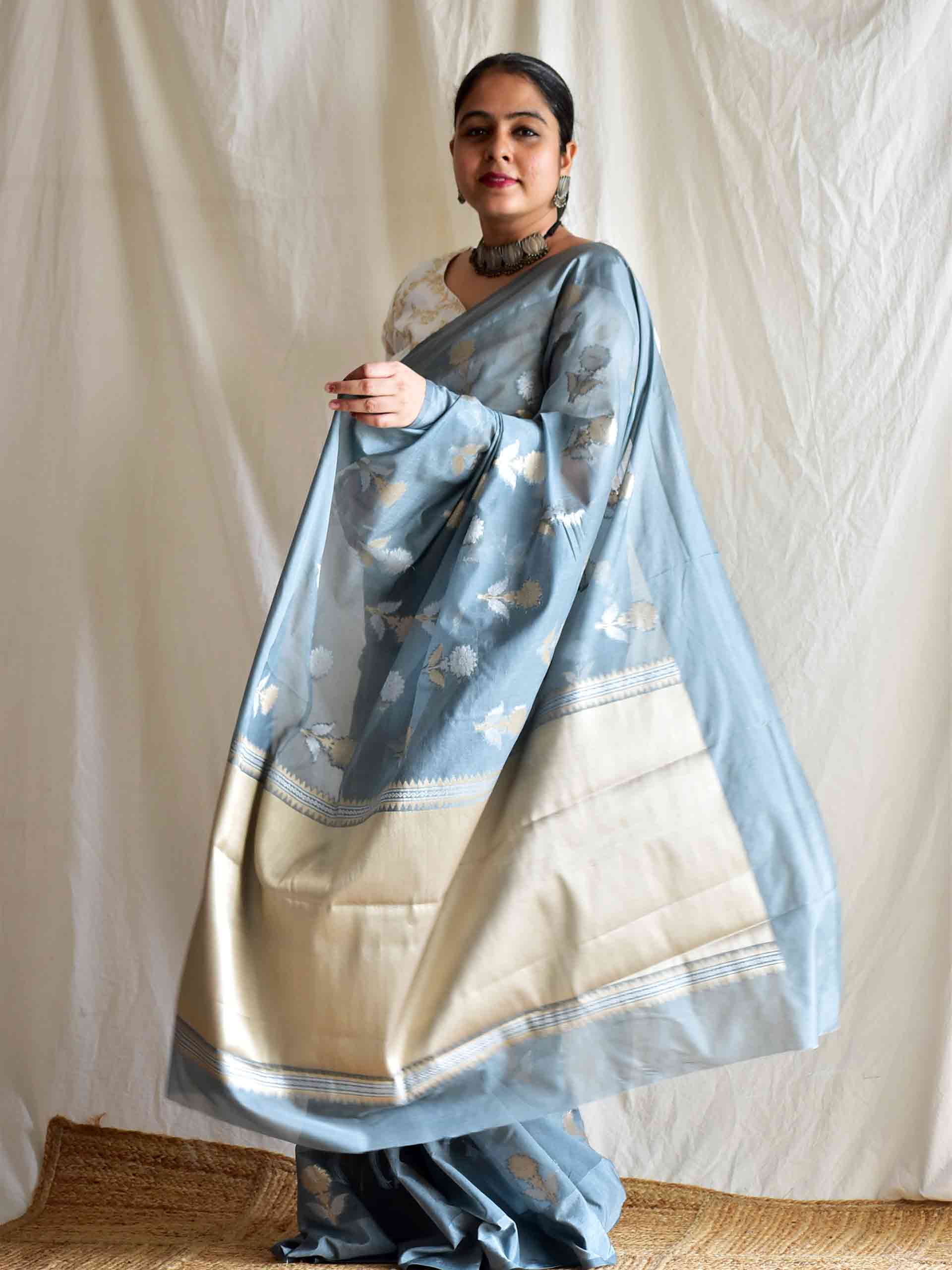 Ghangor - cotton silk saree