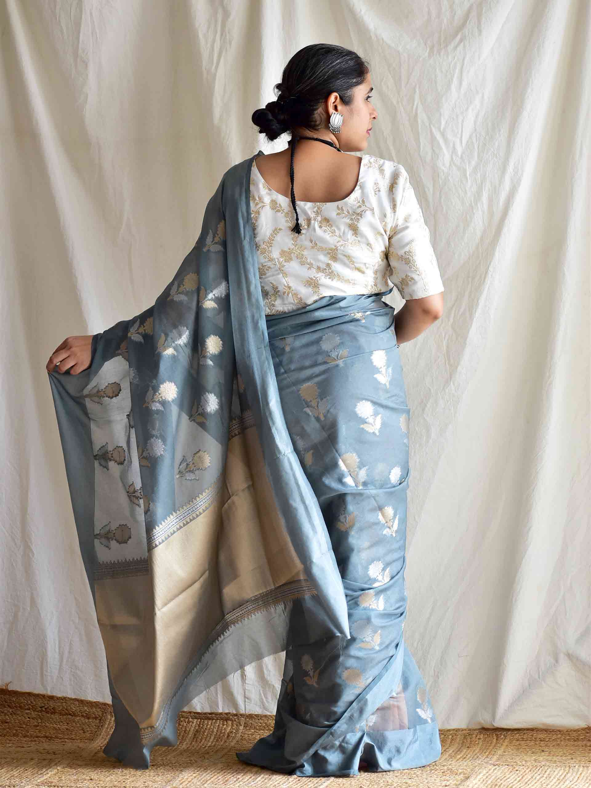 Ghangor - cotton silk saree