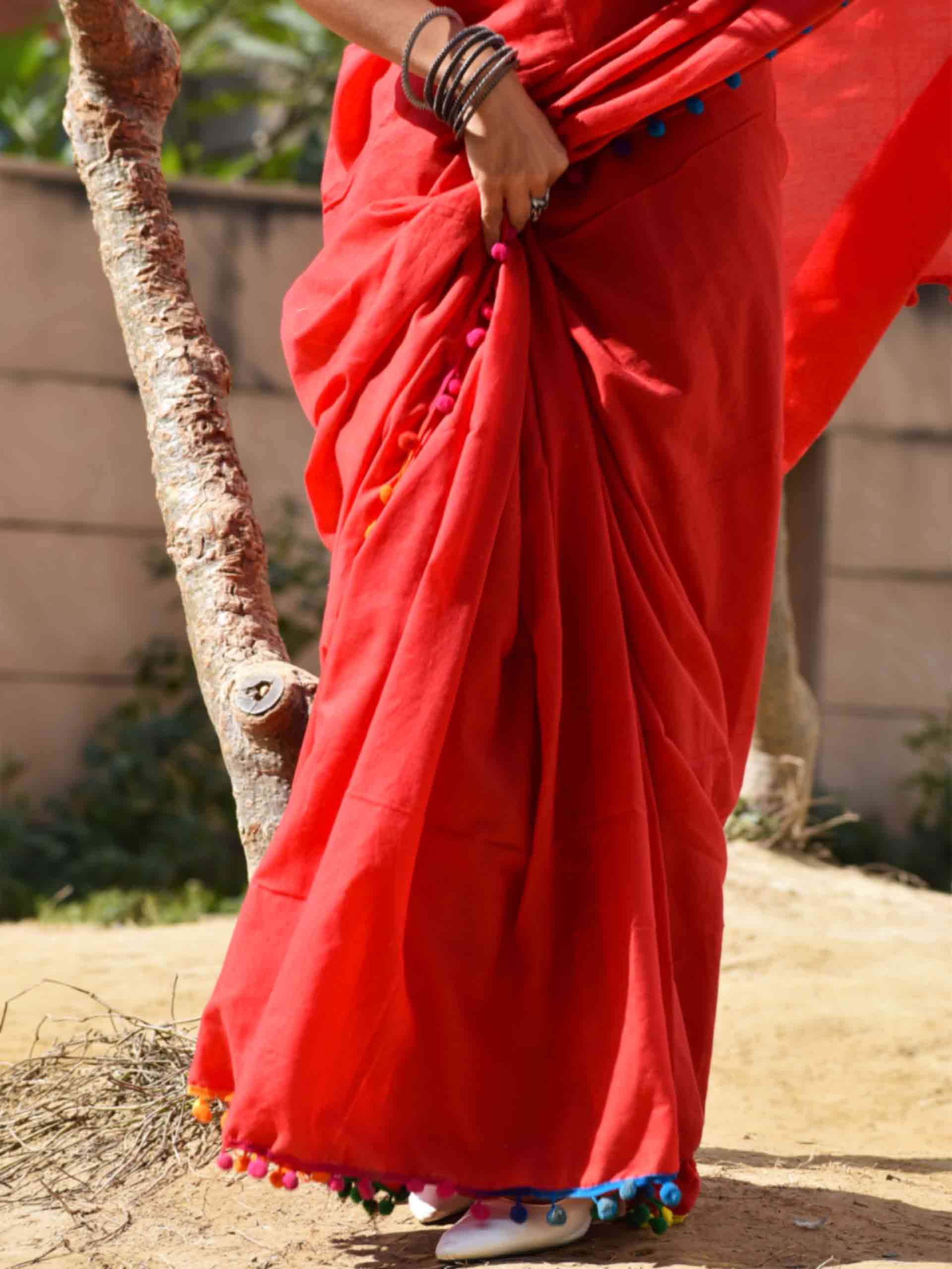 Abeer  - mul cotton saree