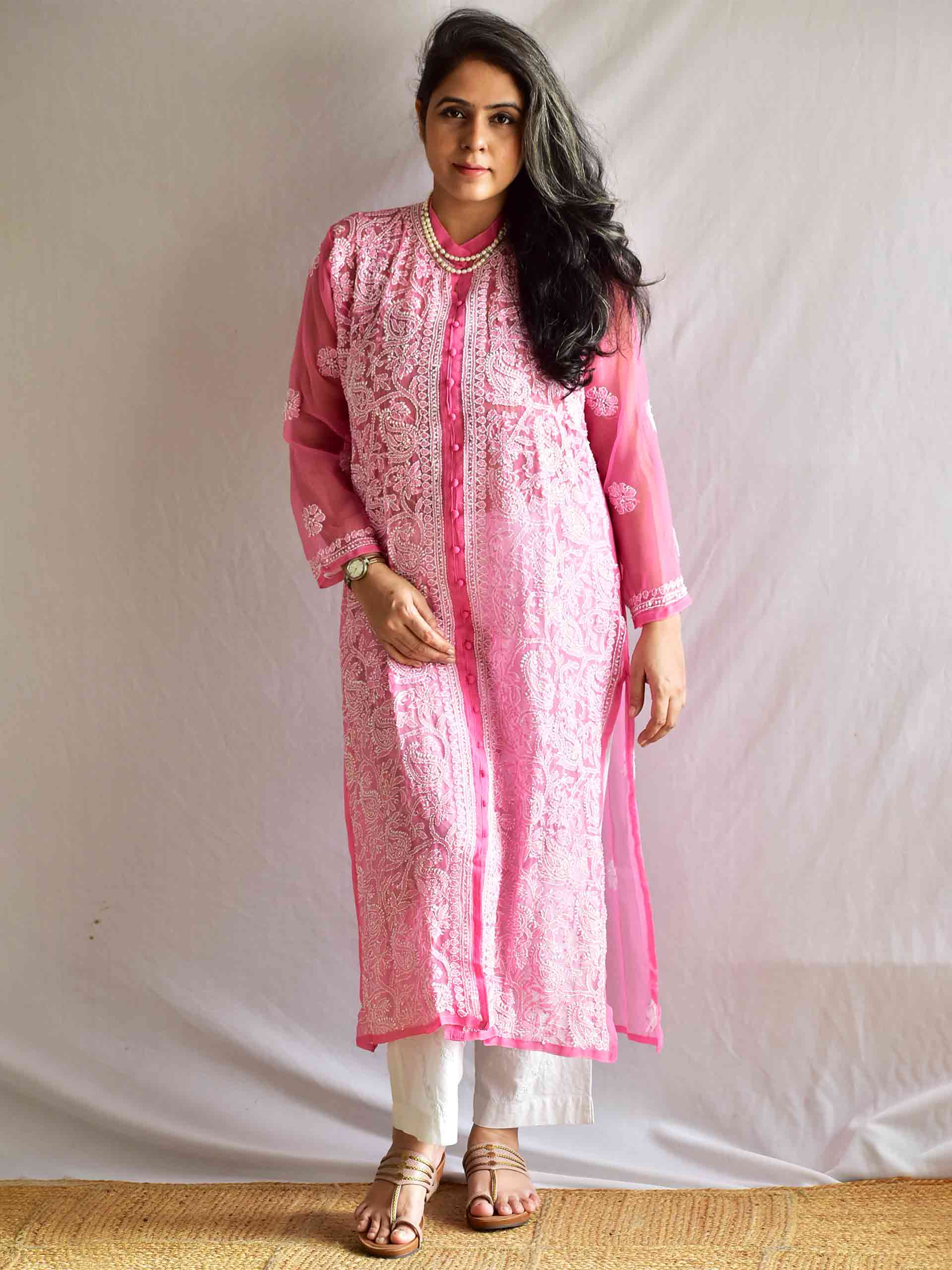 Hiba - Chikankari Kurti
