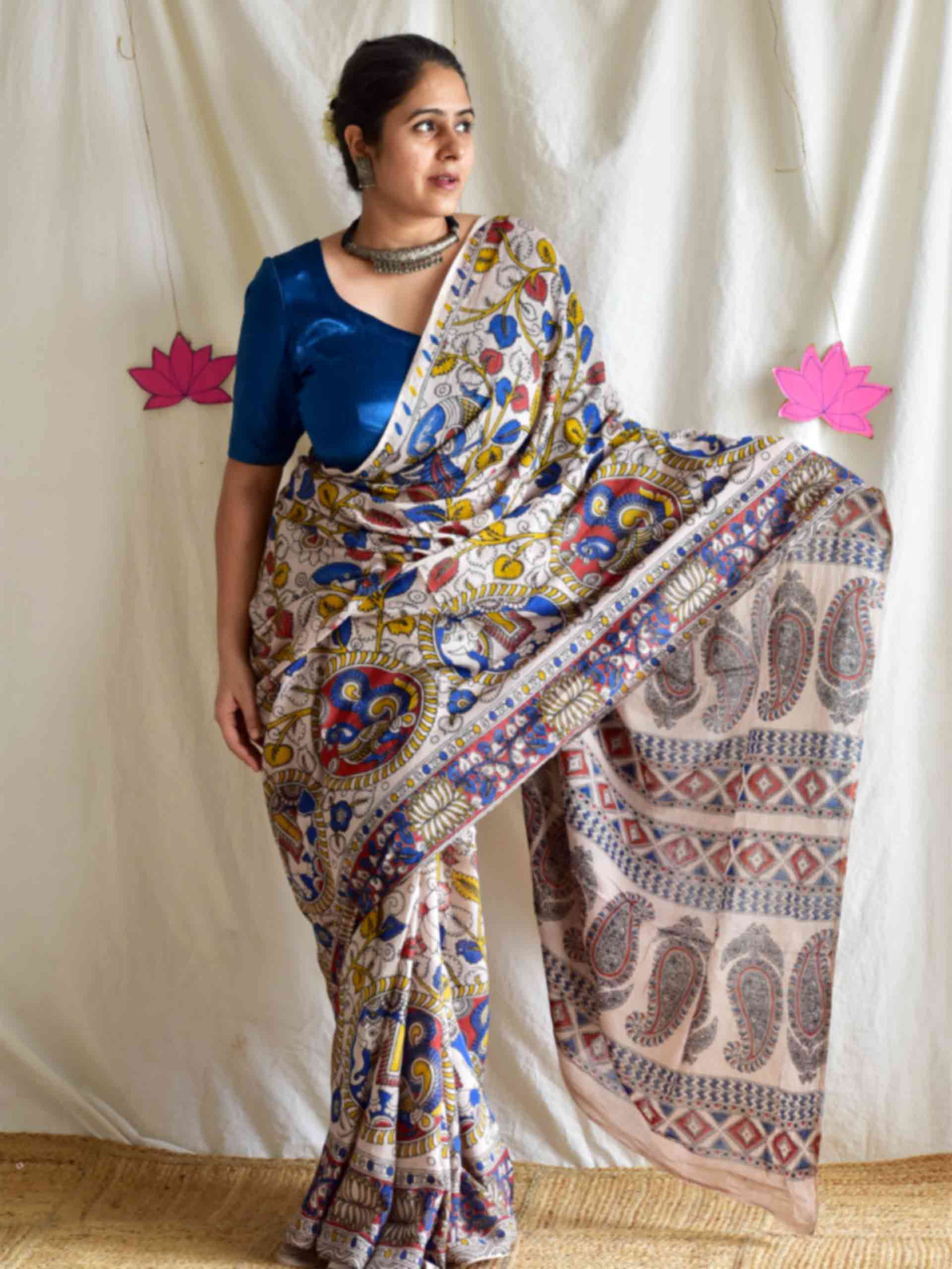 Van - kalamkari printed saree