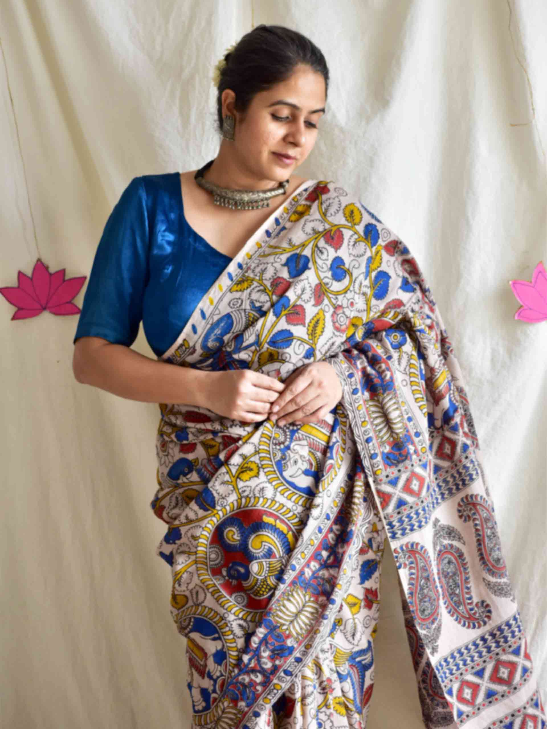 Van - kalamkari printed saree