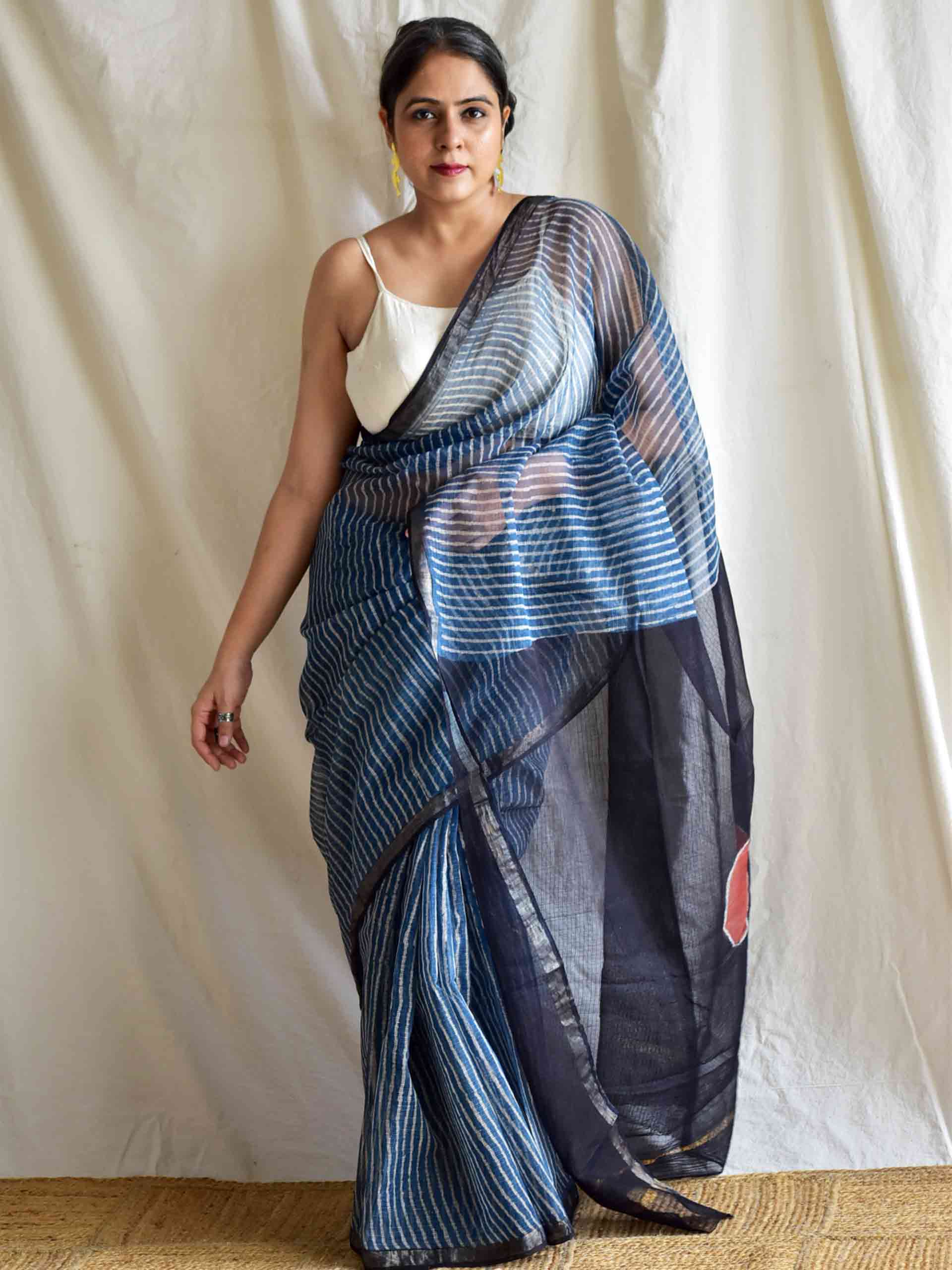 Dhaari - Dabu Kota Doria Saree
