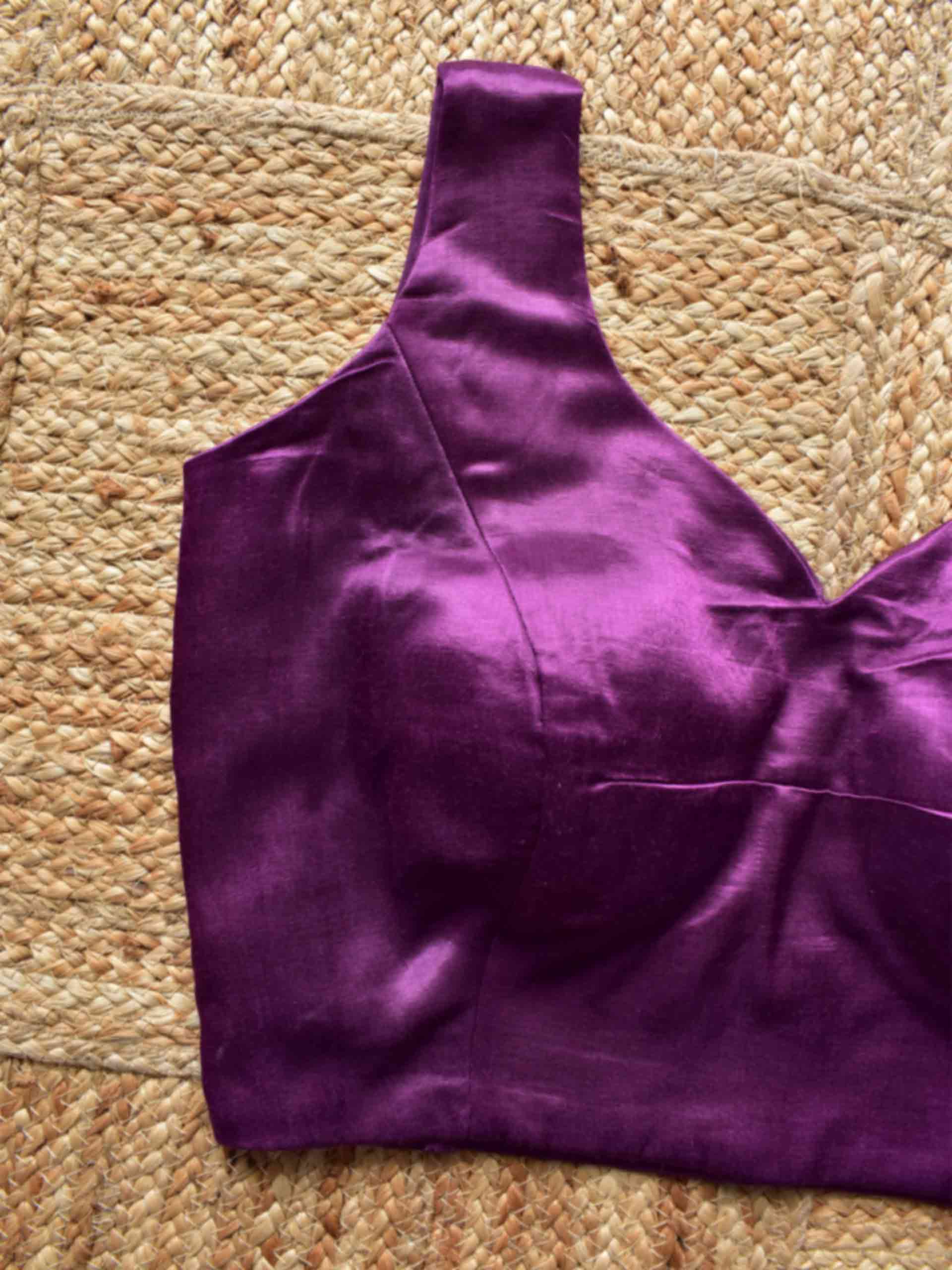 Sample 002 - Mashru silk blouse