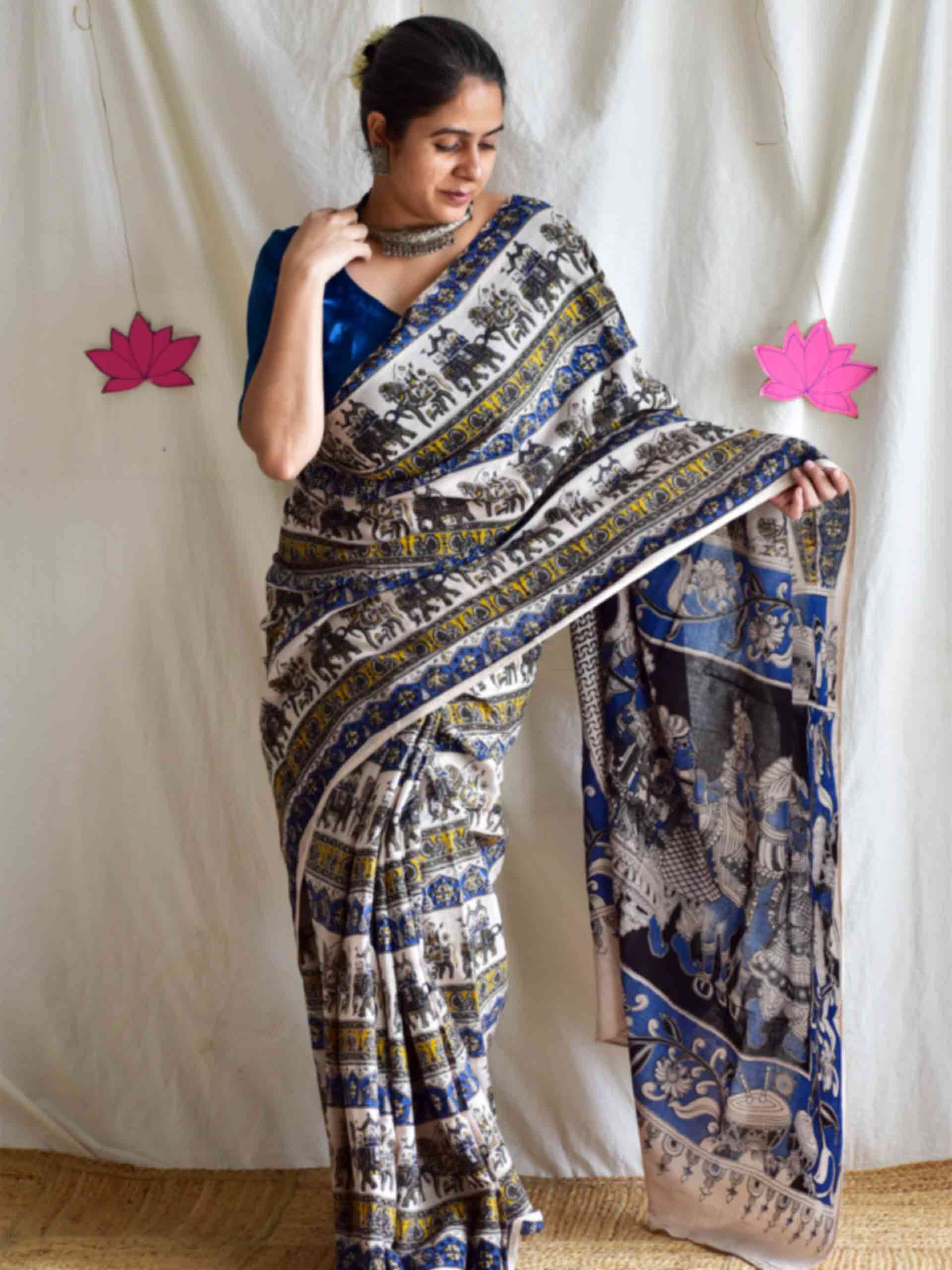 Doli - kalamkari printed saree