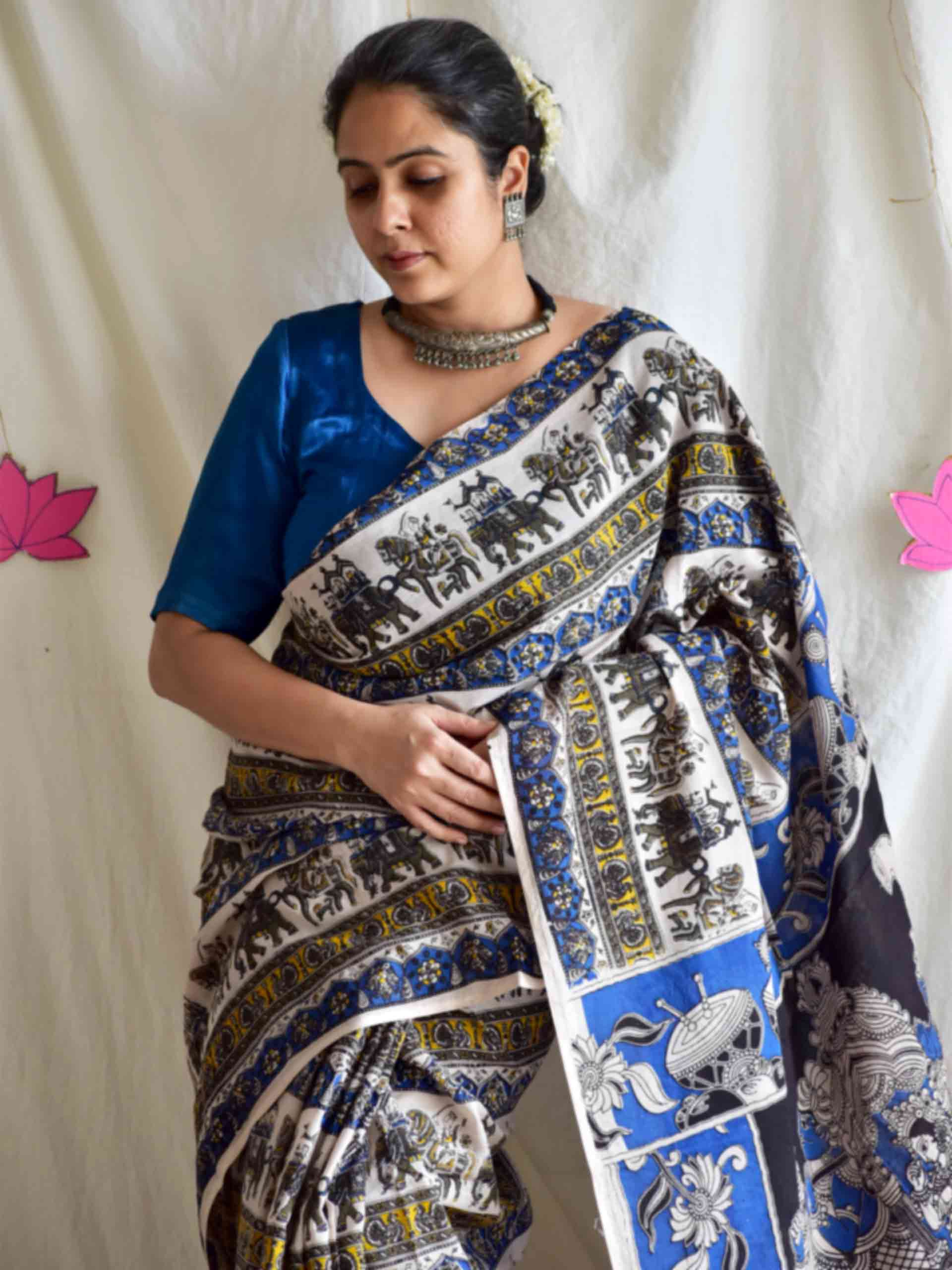 Doli - kalamkari printed saree
