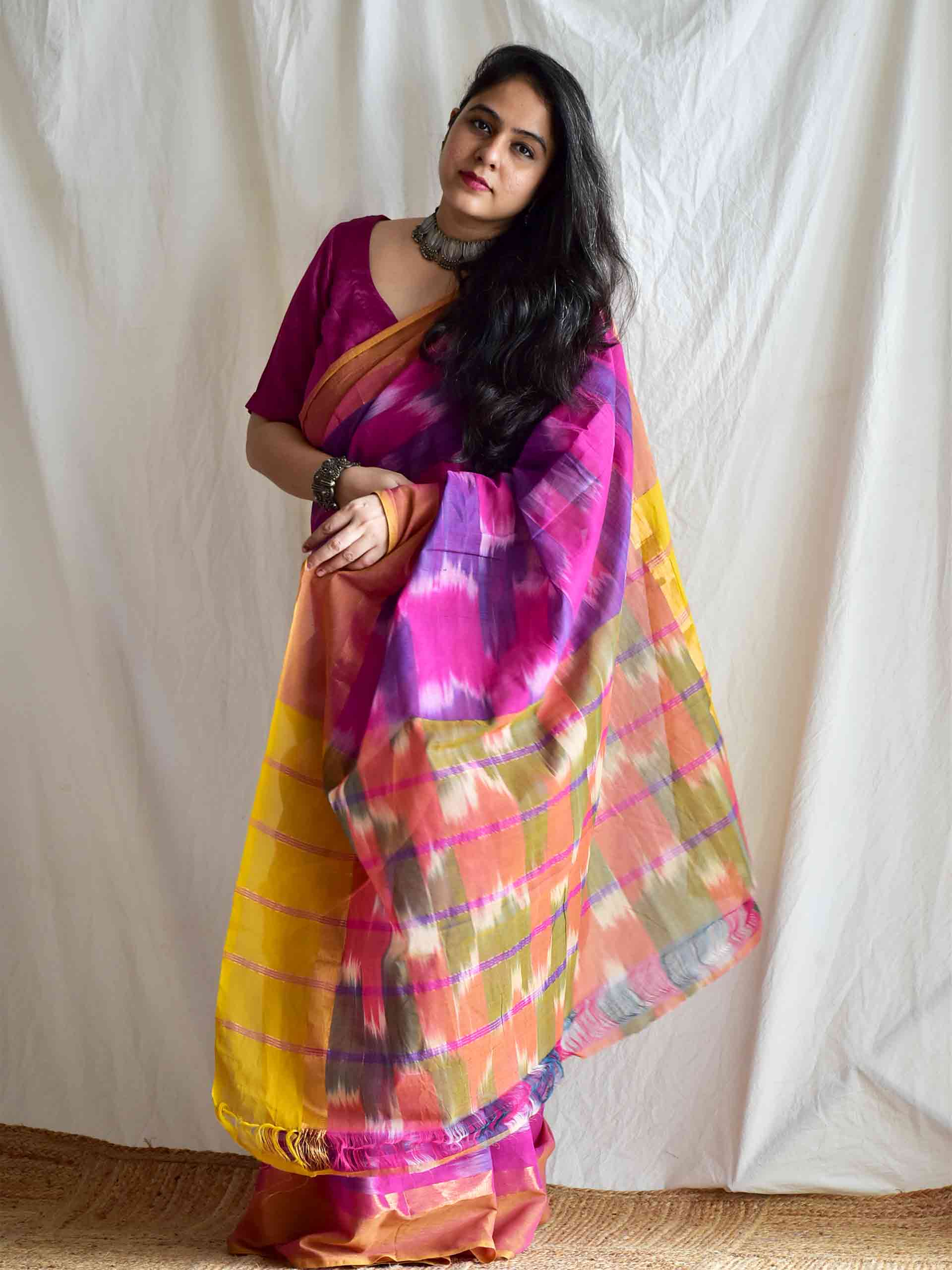Rehbara - Ikat saree