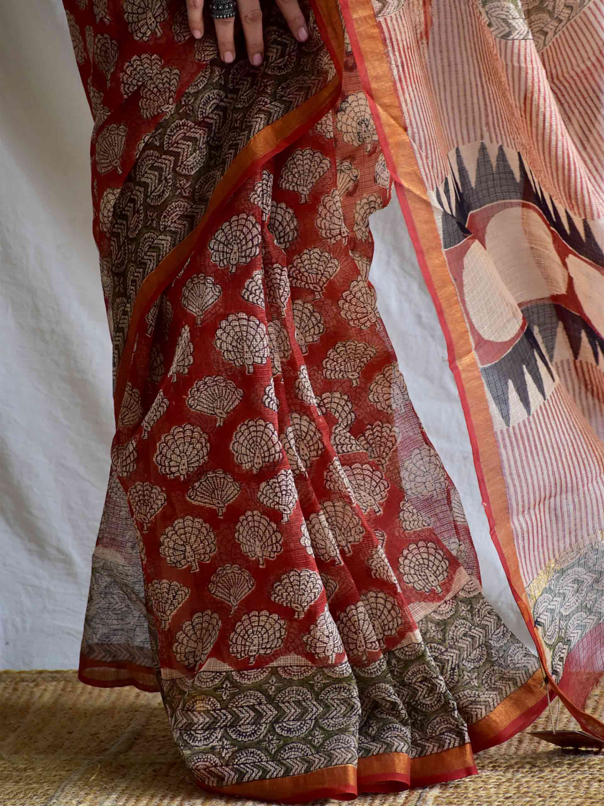 Miskeen - Dabu Kota Doria Saree